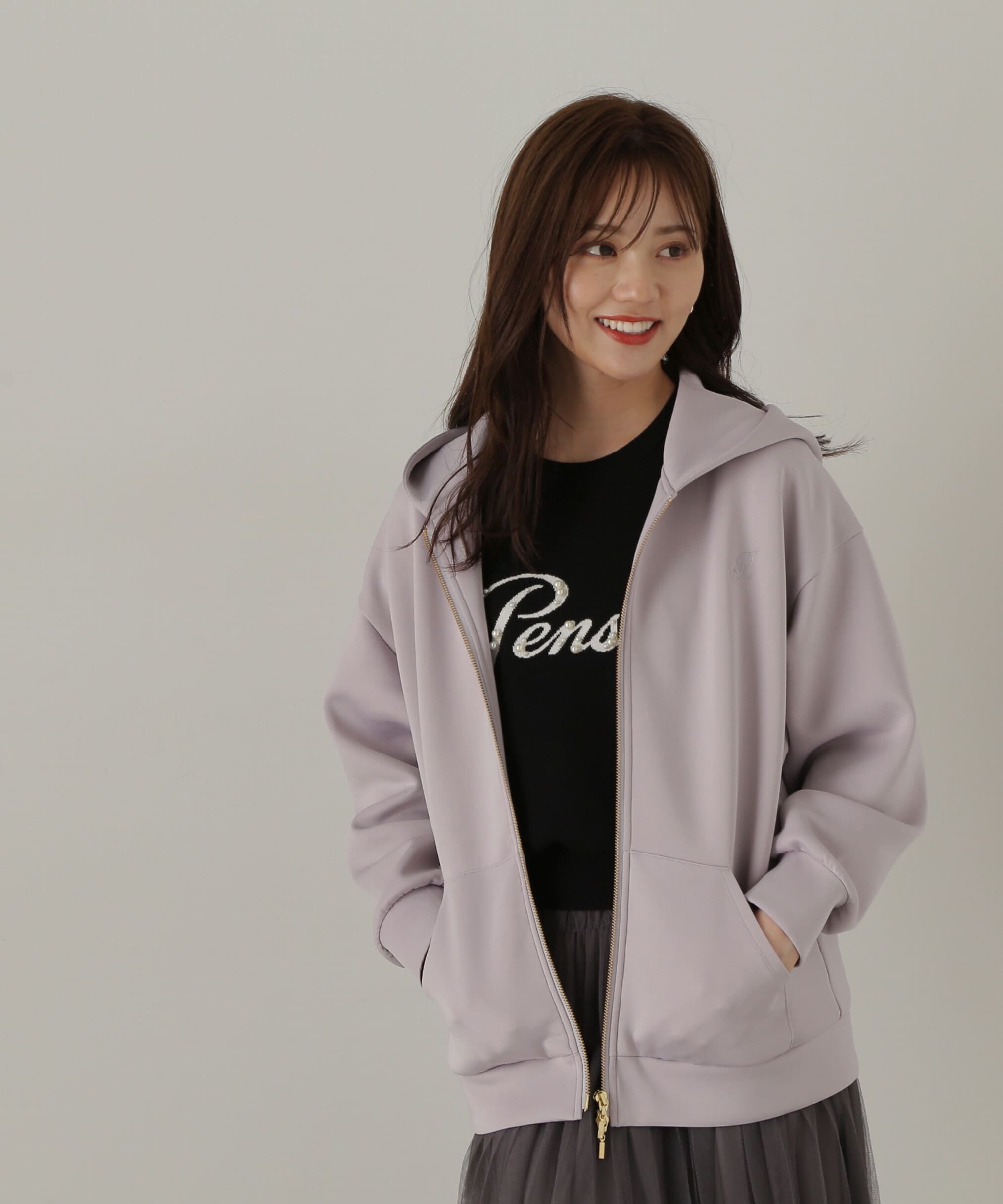 PROPORTION BODY DRESSING「パールロゴニット　WEB限定カラー：ブラウン　24AW」|ニット・セーター|