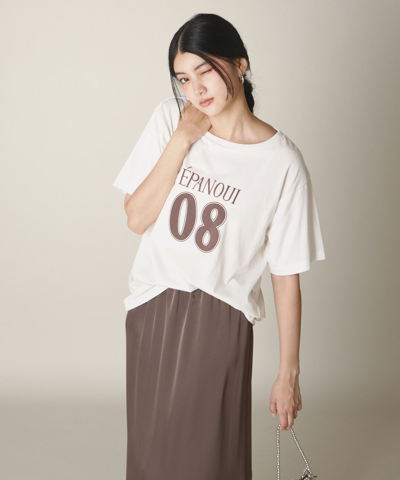 PROPORTION BODY DRESSING「ナンバーリングTシャツ」|Tシャツ・カットソー|ホワイト