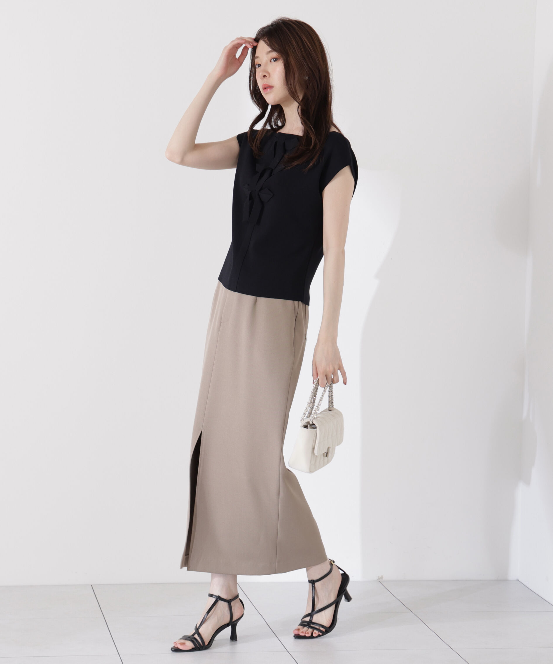 PROPORTION BODY DRESSING「前後2wayリボンニット」|ニット・セーター|