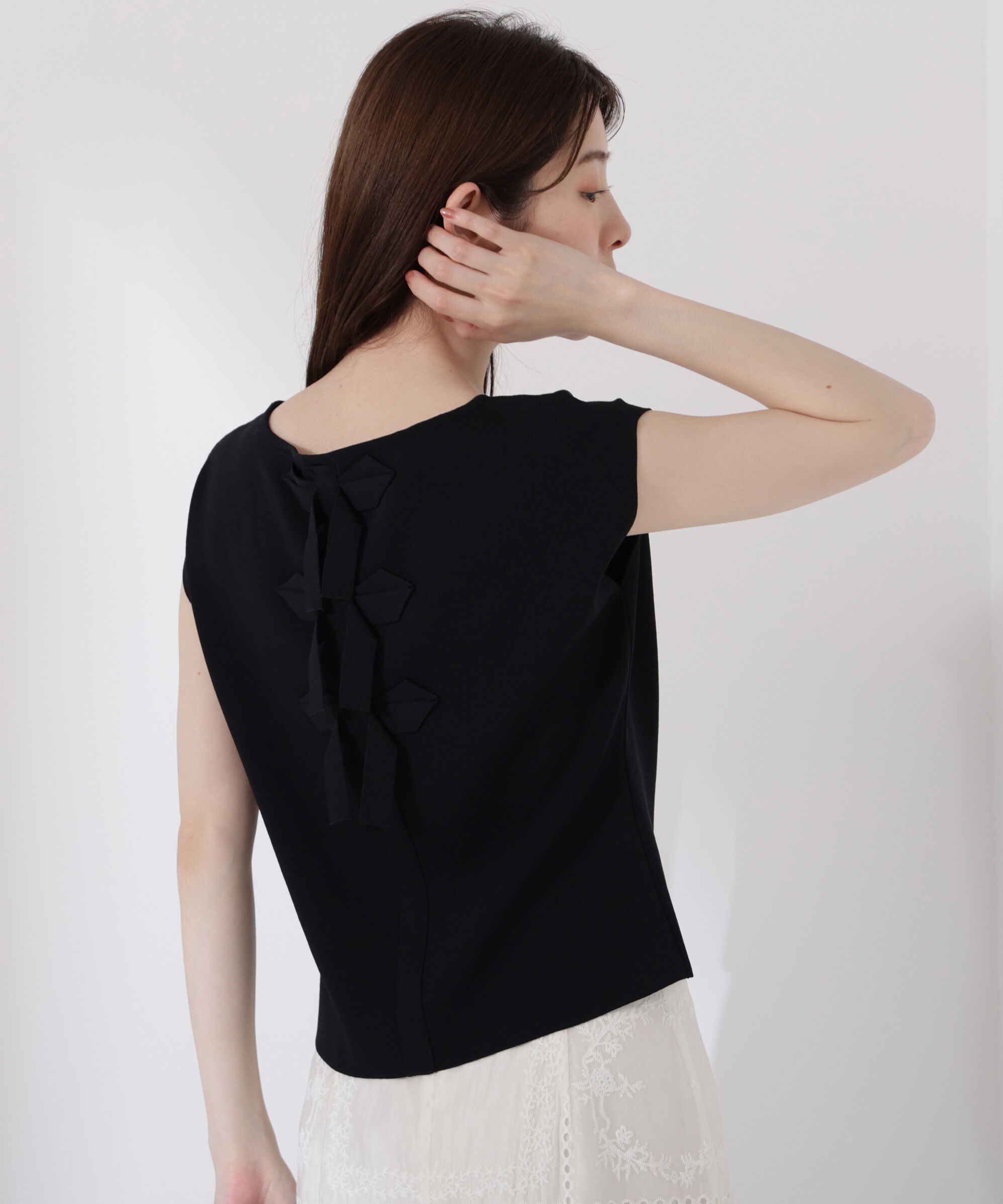 PROPORTION BODY DRESSING「前後2wayリボンニット」|ニット・セーター|