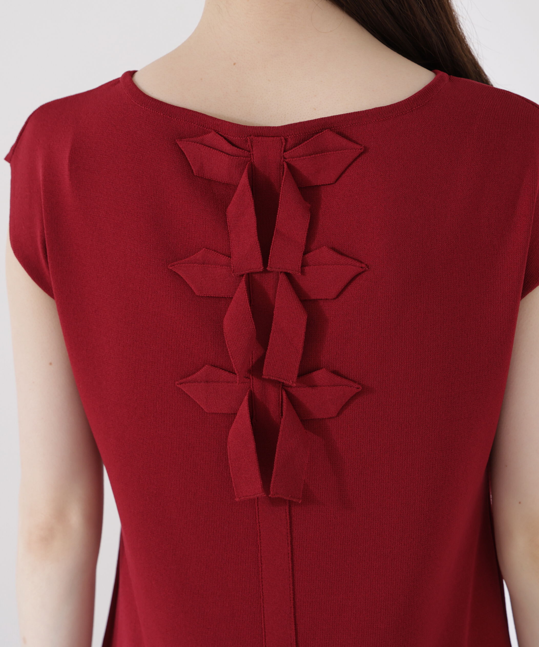 PROPORTION BODY DRESSING「前後2wayリボンニット」|ニット・セーター|