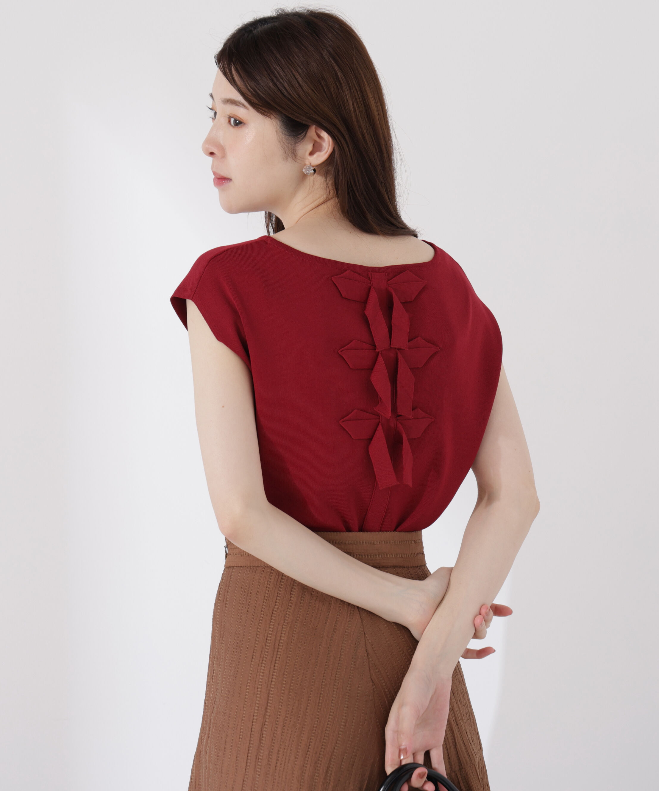 PROPORTION BODY DRESSING「前後2wayリボンニット」|ニット・セーター|