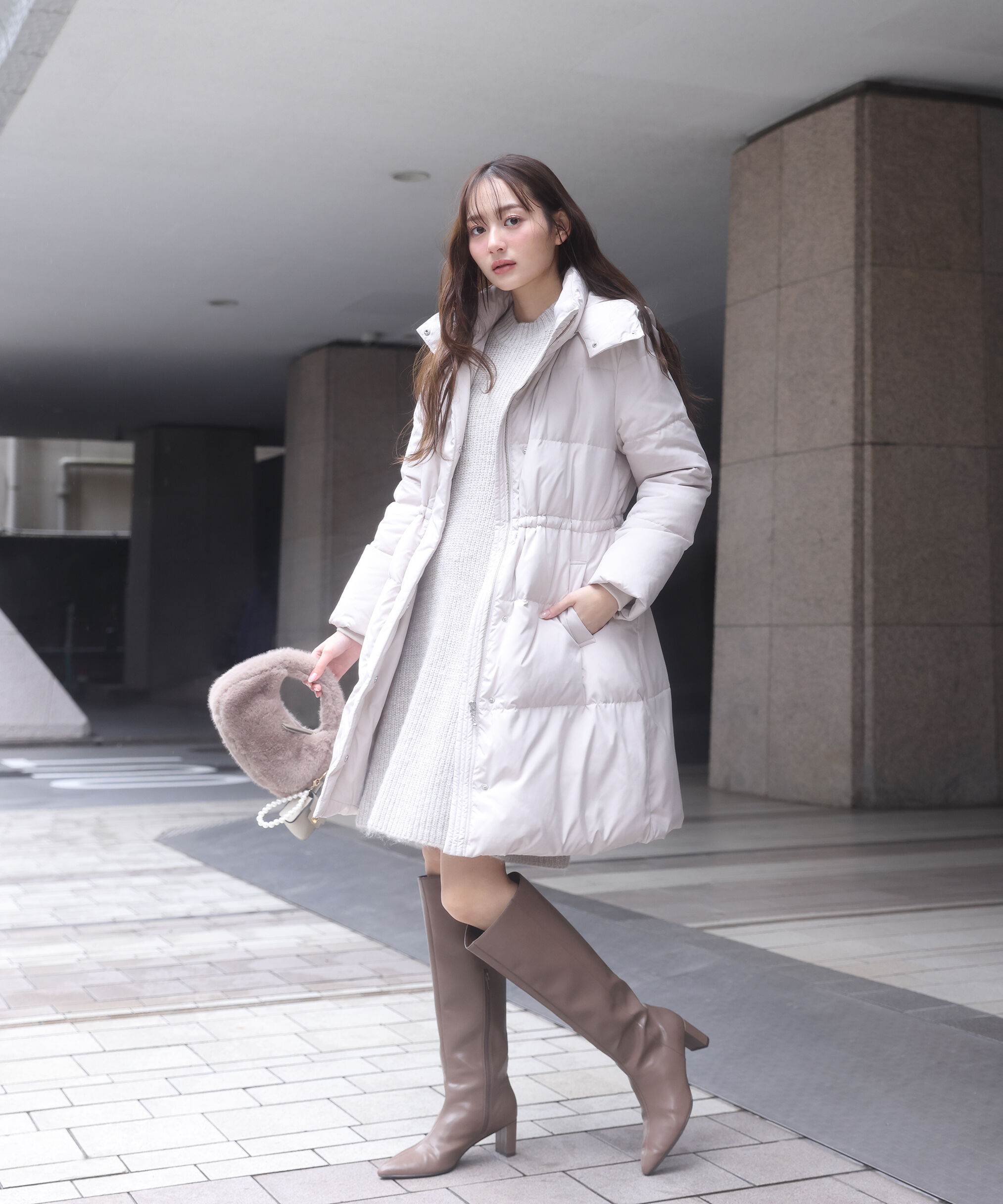 PROPORTION BODY DRESSING「フード取り外しダウン 25AW」|その他|