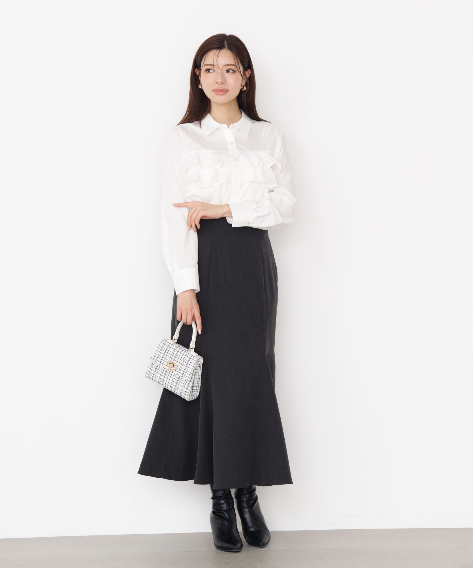 PROPORTION BODY DRESSING「フリルシャツ」|シャツ・ブラウス|