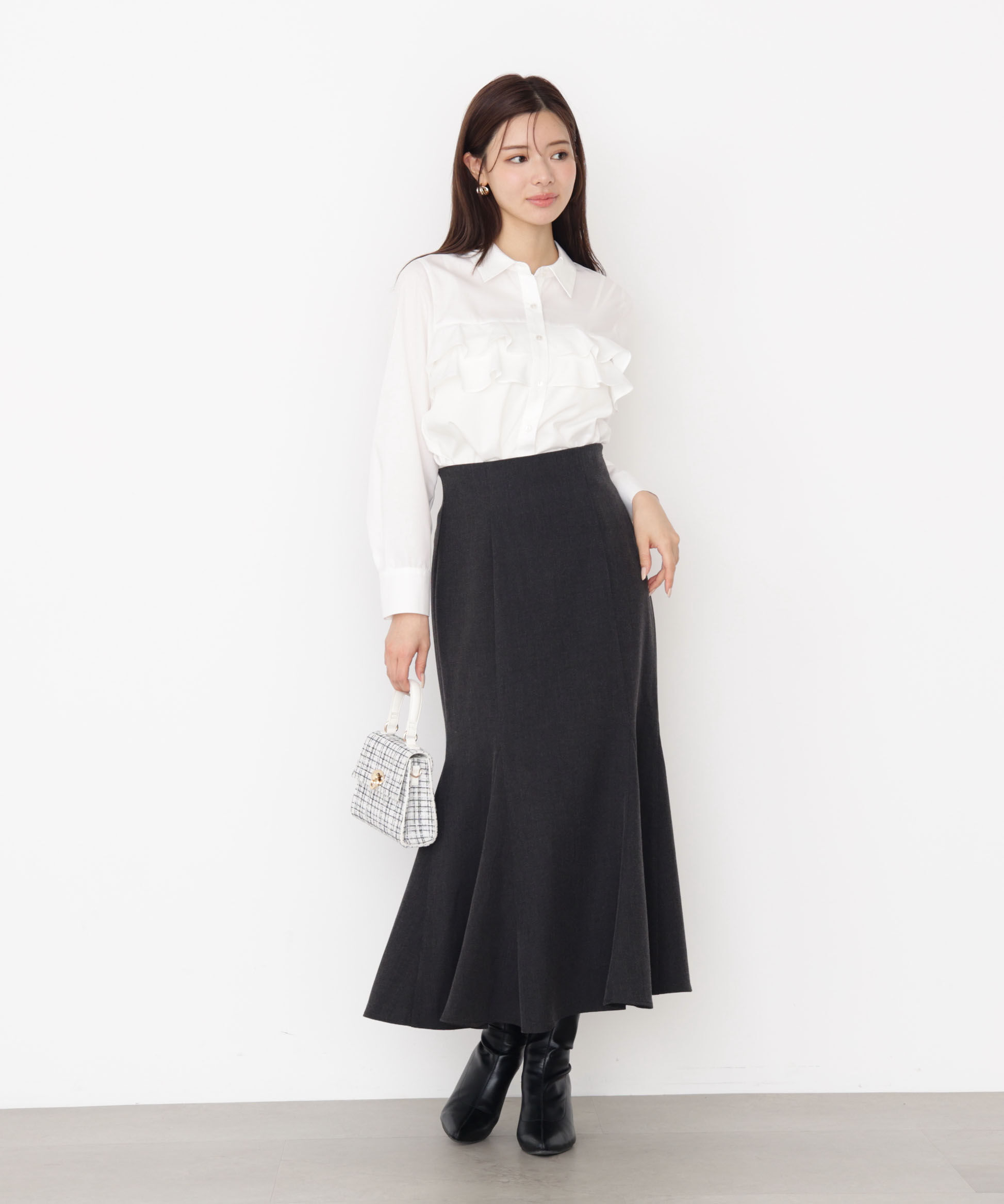 PROPORTION BODY DRESSING「フリルシャツ」|シャツ・ブラウス|