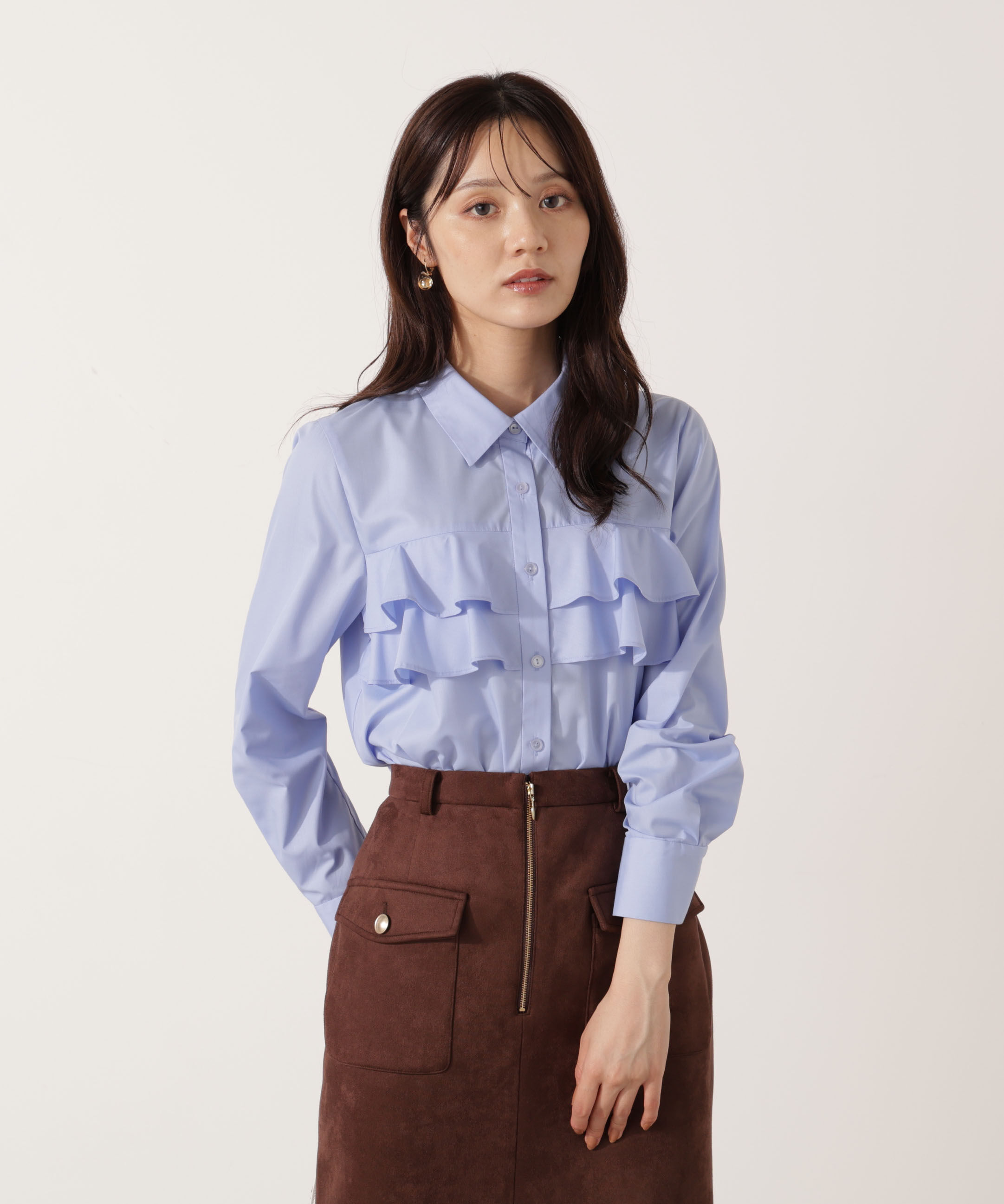 PROPORTION BODY DRESSING「フリルシャツ」|シャツ・ブラウス|