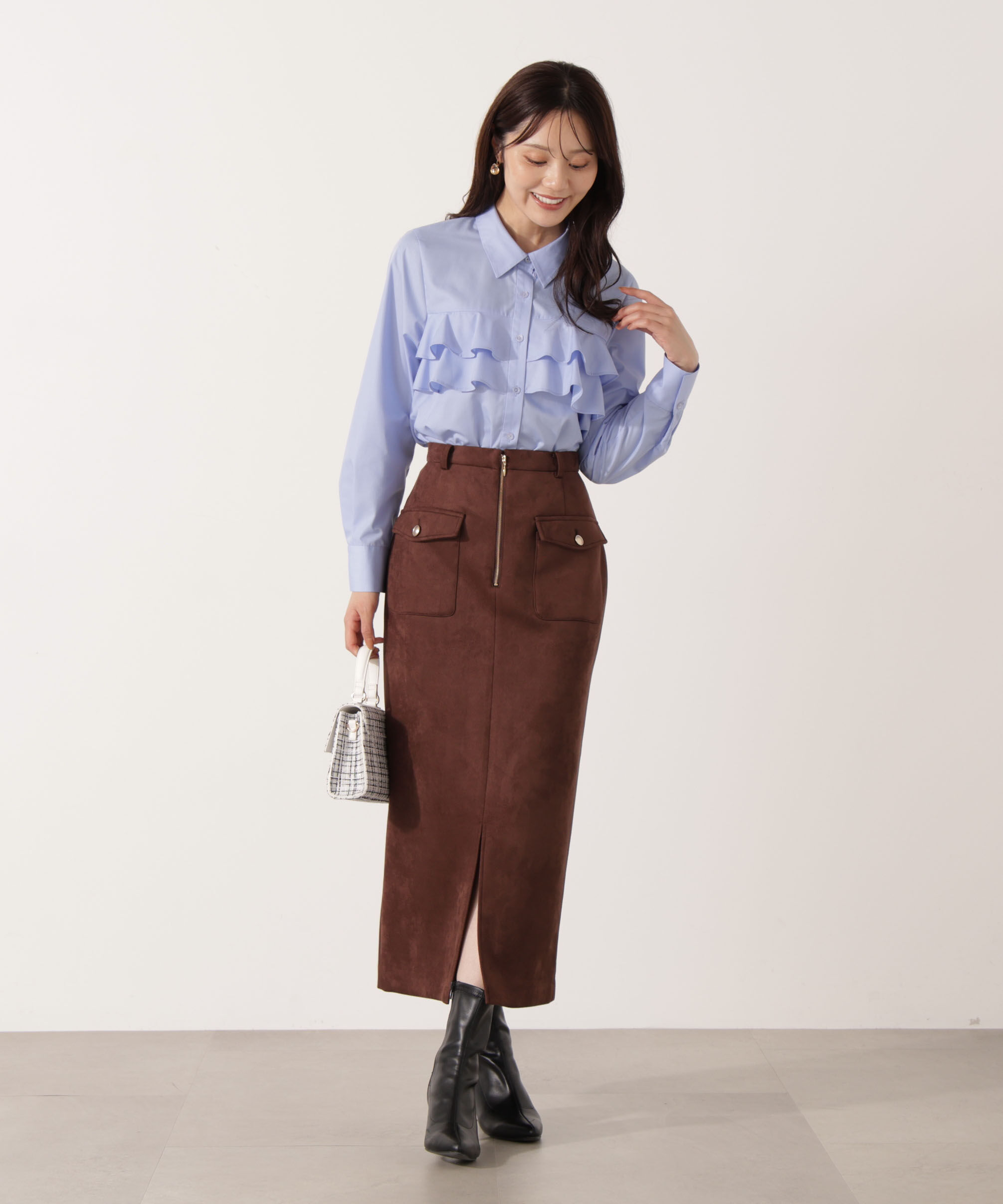 PROPORTION BODY DRESSING「フリルシャツ」|シャツ・ブラウス|