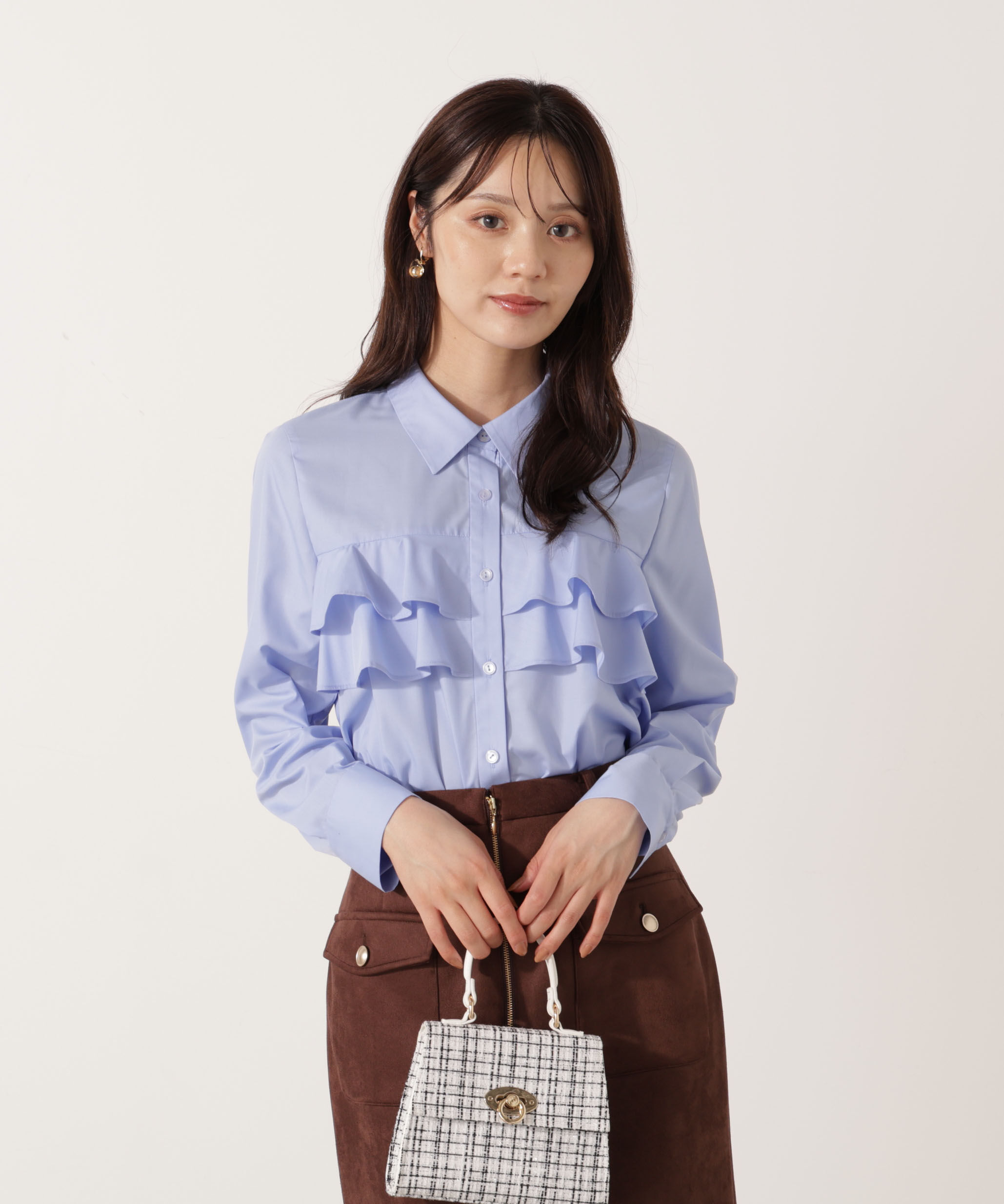 PROPORTION BODY DRESSING「フリルシャツ」|シャツ・ブラウス|