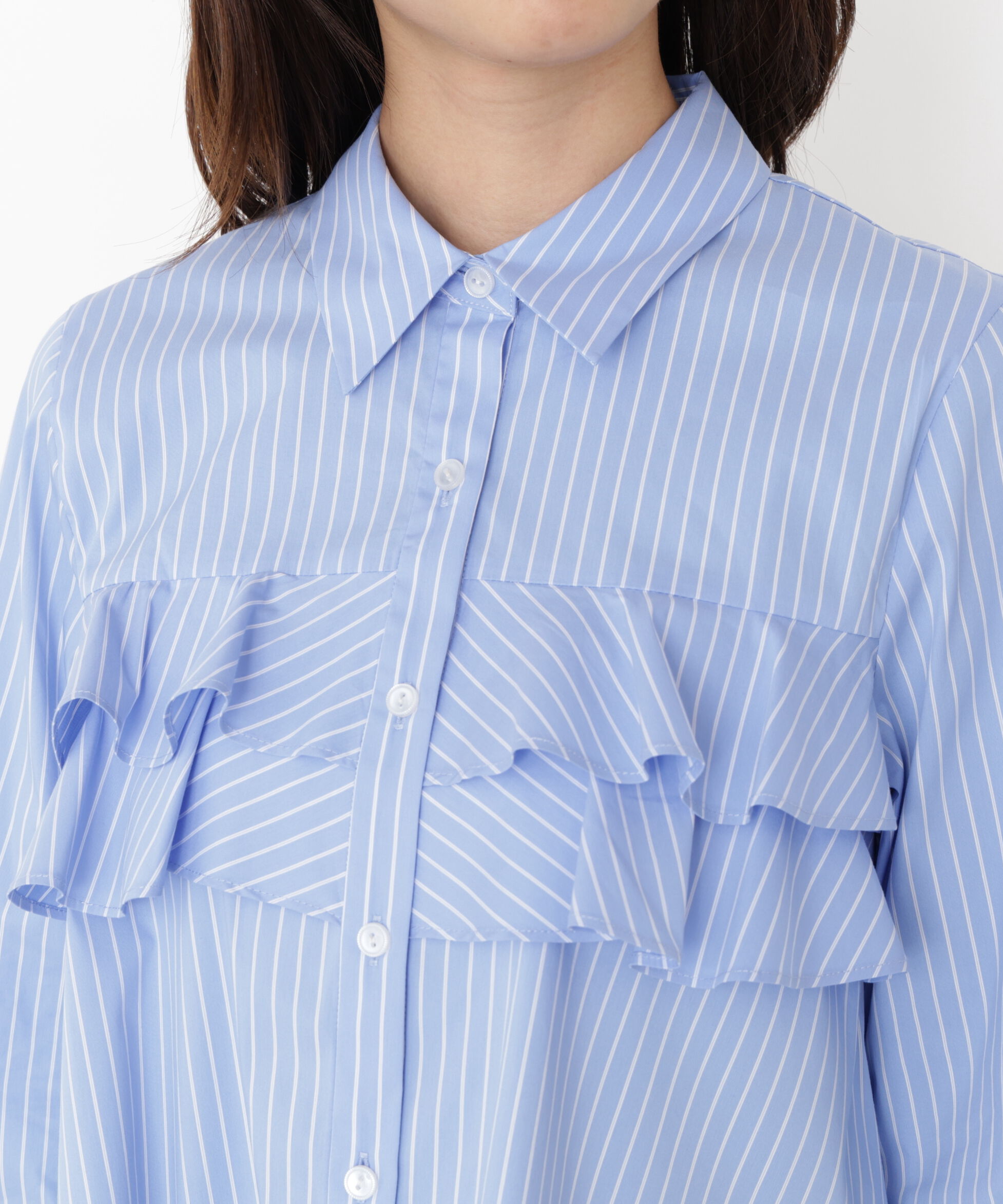 PROPORTION BODY DRESSING「フリルシャツ」|シャツ・ブラウス|