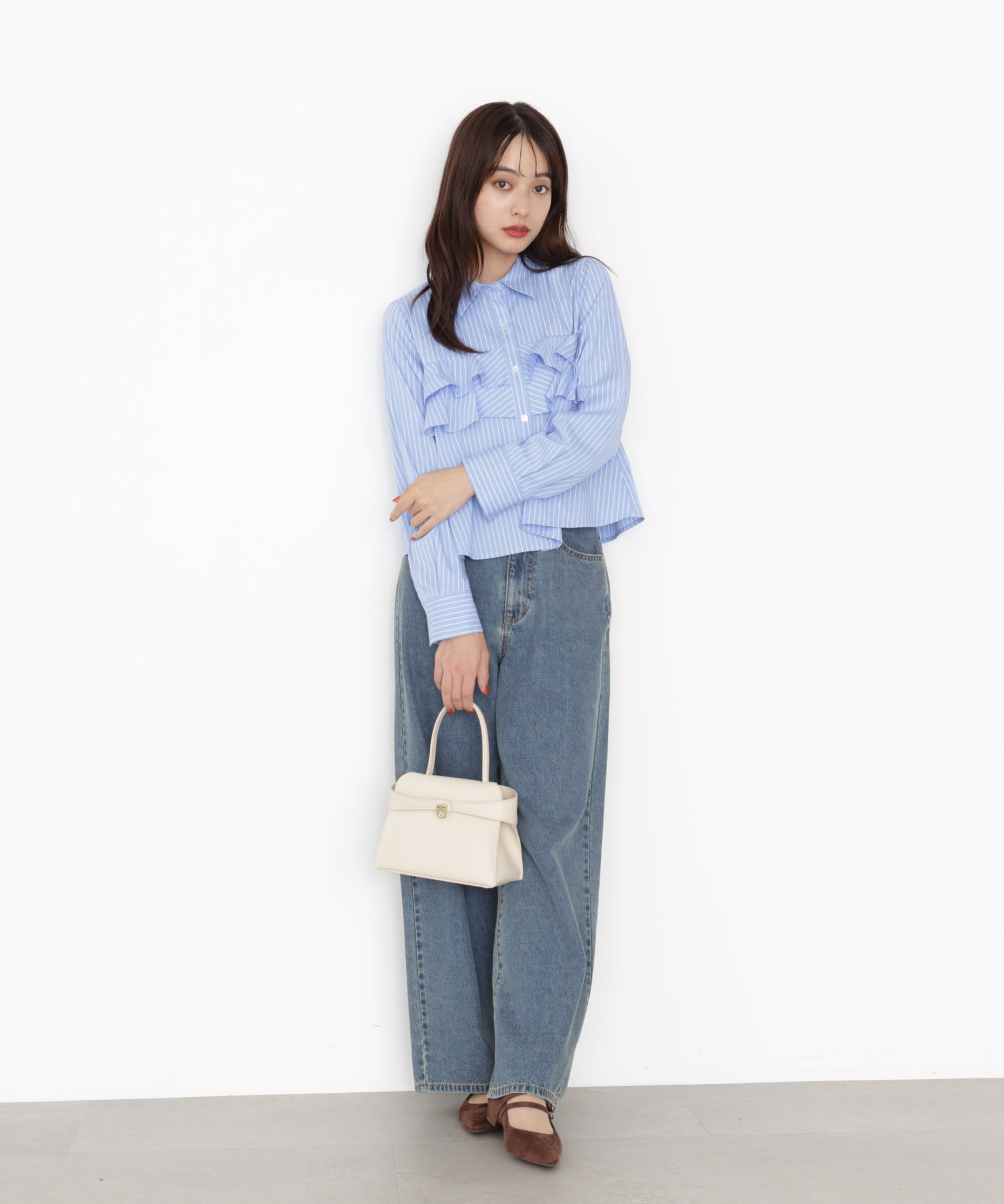 PROPORTION BODY DRESSING「フリルシャツ」|シャツ・ブラウス|