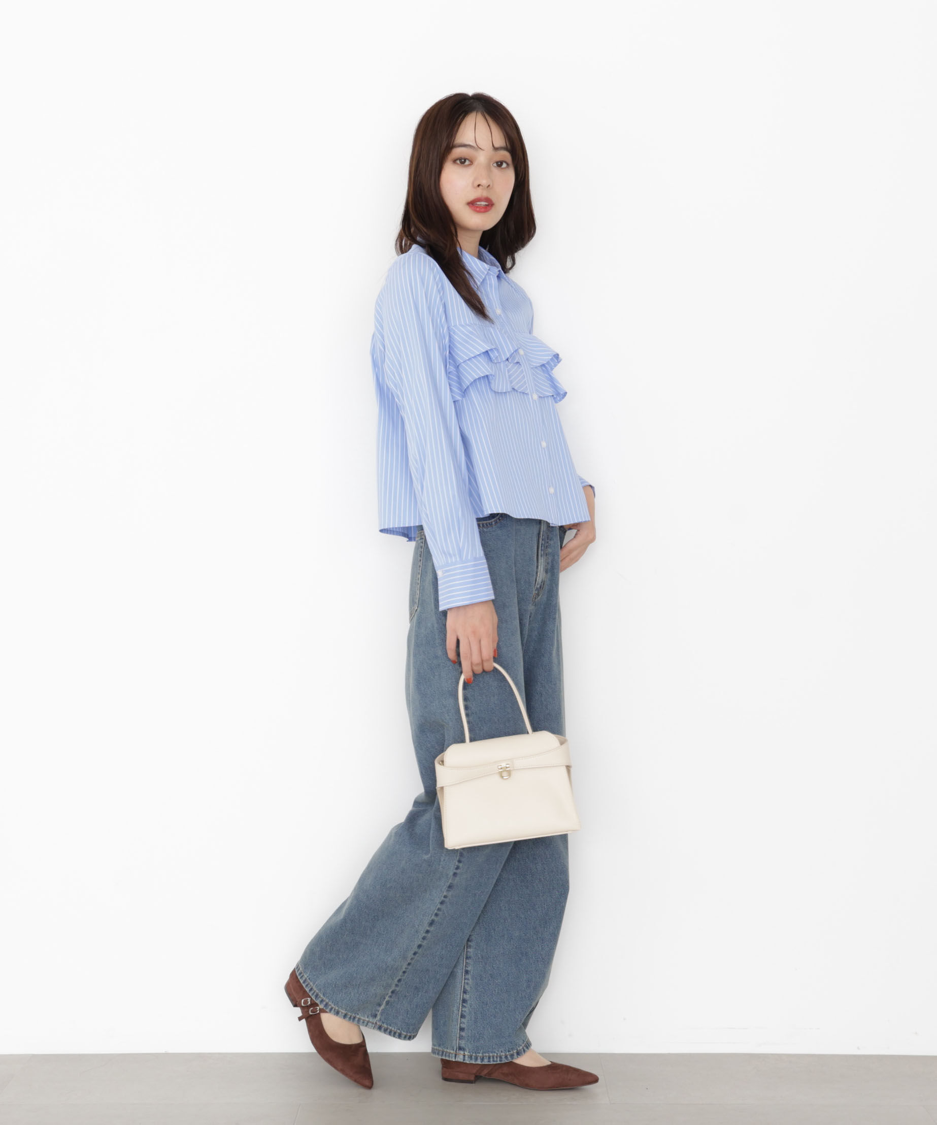 PROPORTION BODY DRESSING「フリルシャツ」|シャツ・ブラウス|