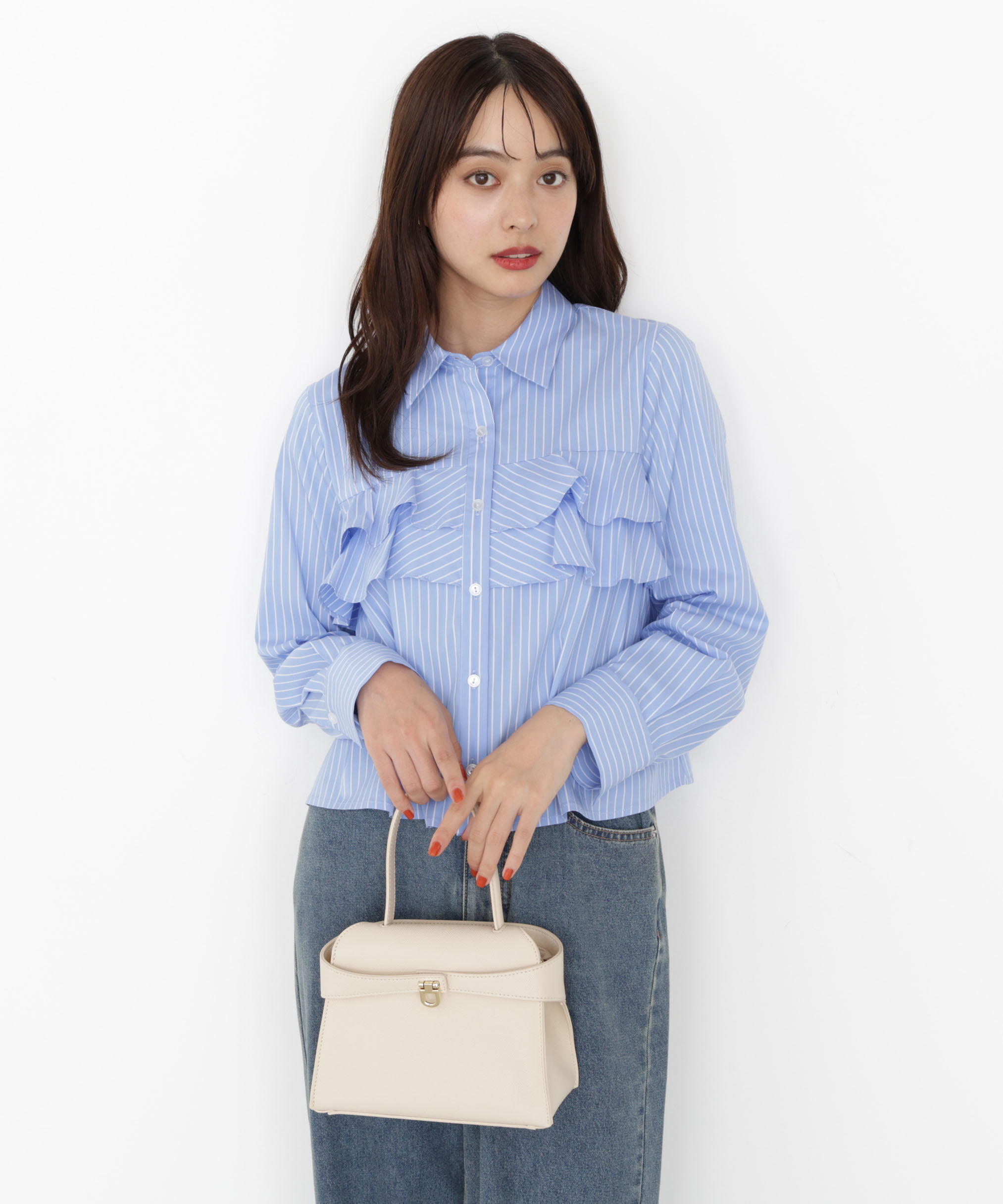 PROPORTION BODY DRESSING「フリルシャツ」|シャツ・ブラウス|