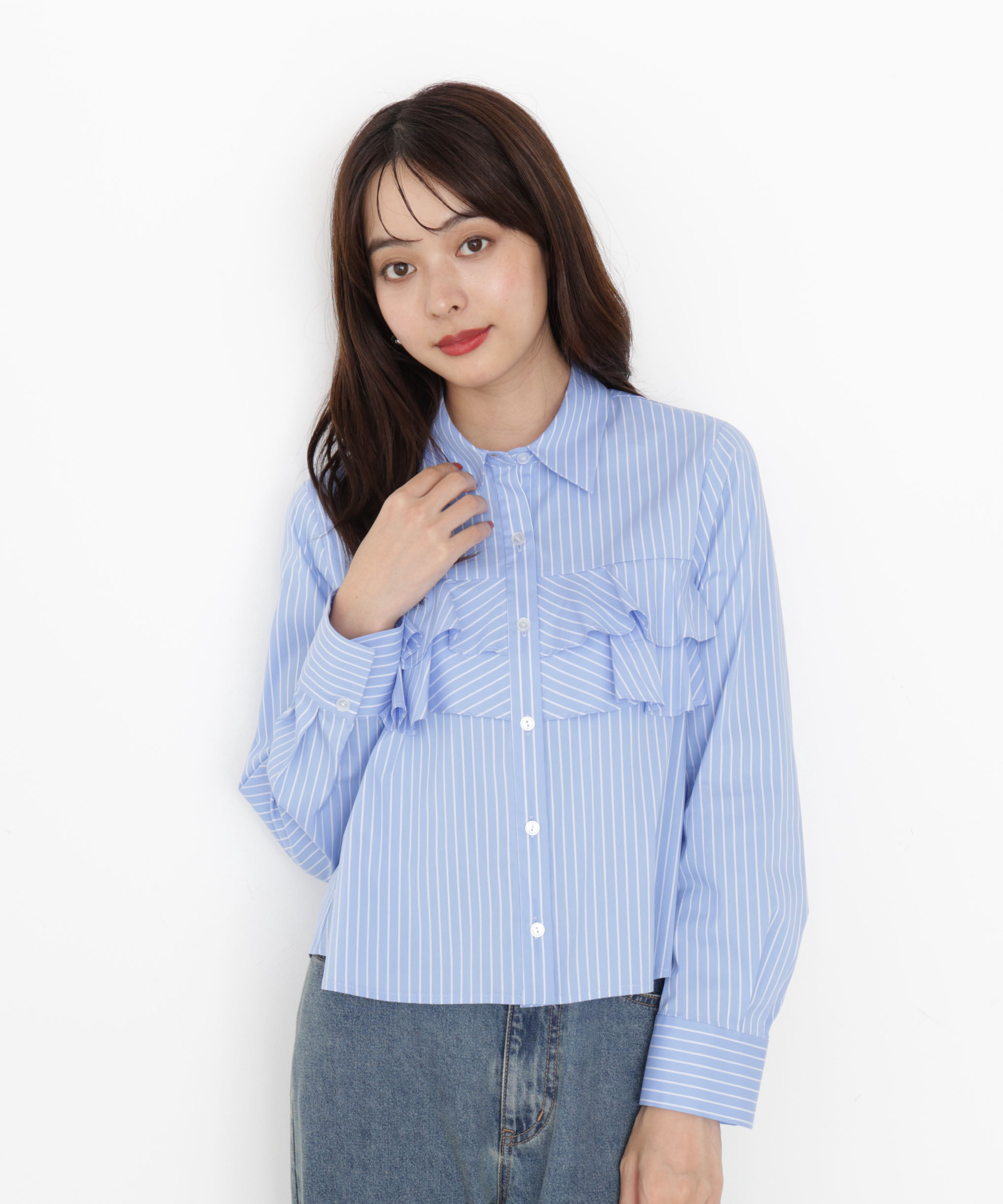 PROPORTION BODY DRESSING「フリルシャツ」|シャツ・ブラウス|
