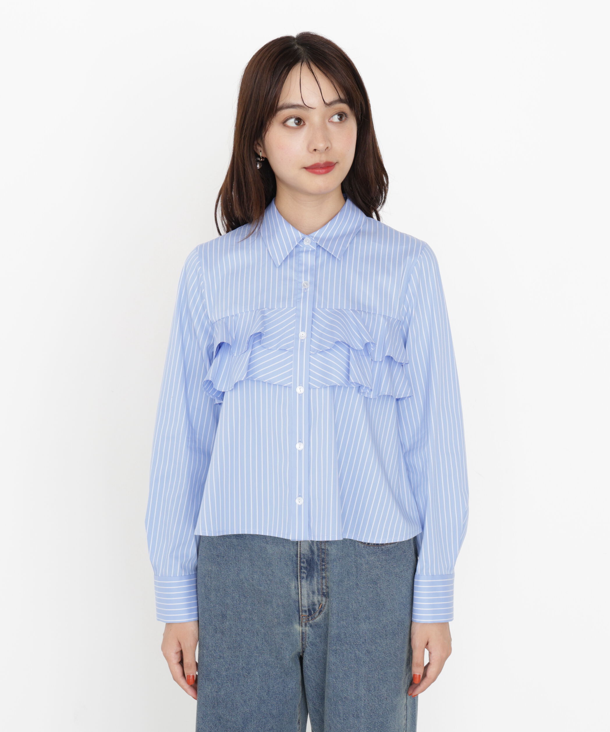 PROPORTION BODY DRESSING「フリルシャツ」|シャツ・ブラウス|