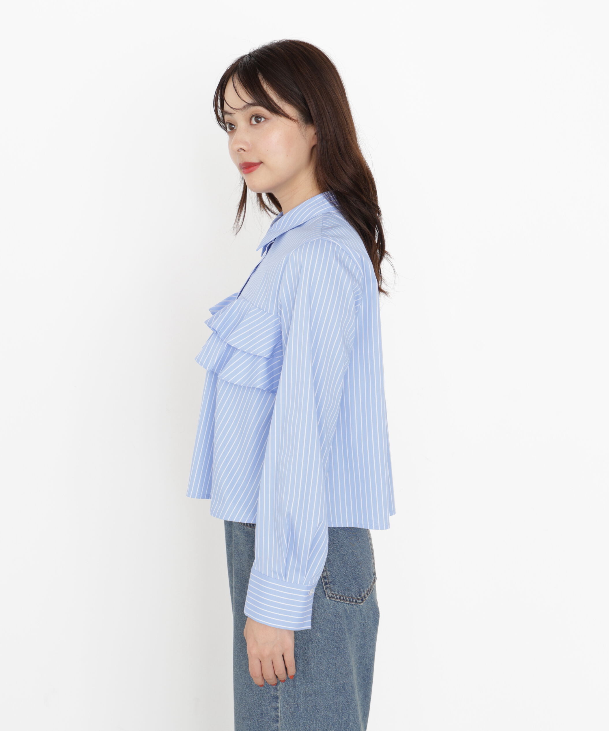 PROPORTION BODY DRESSING「フリルシャツ」|シャツ・ブラウス|