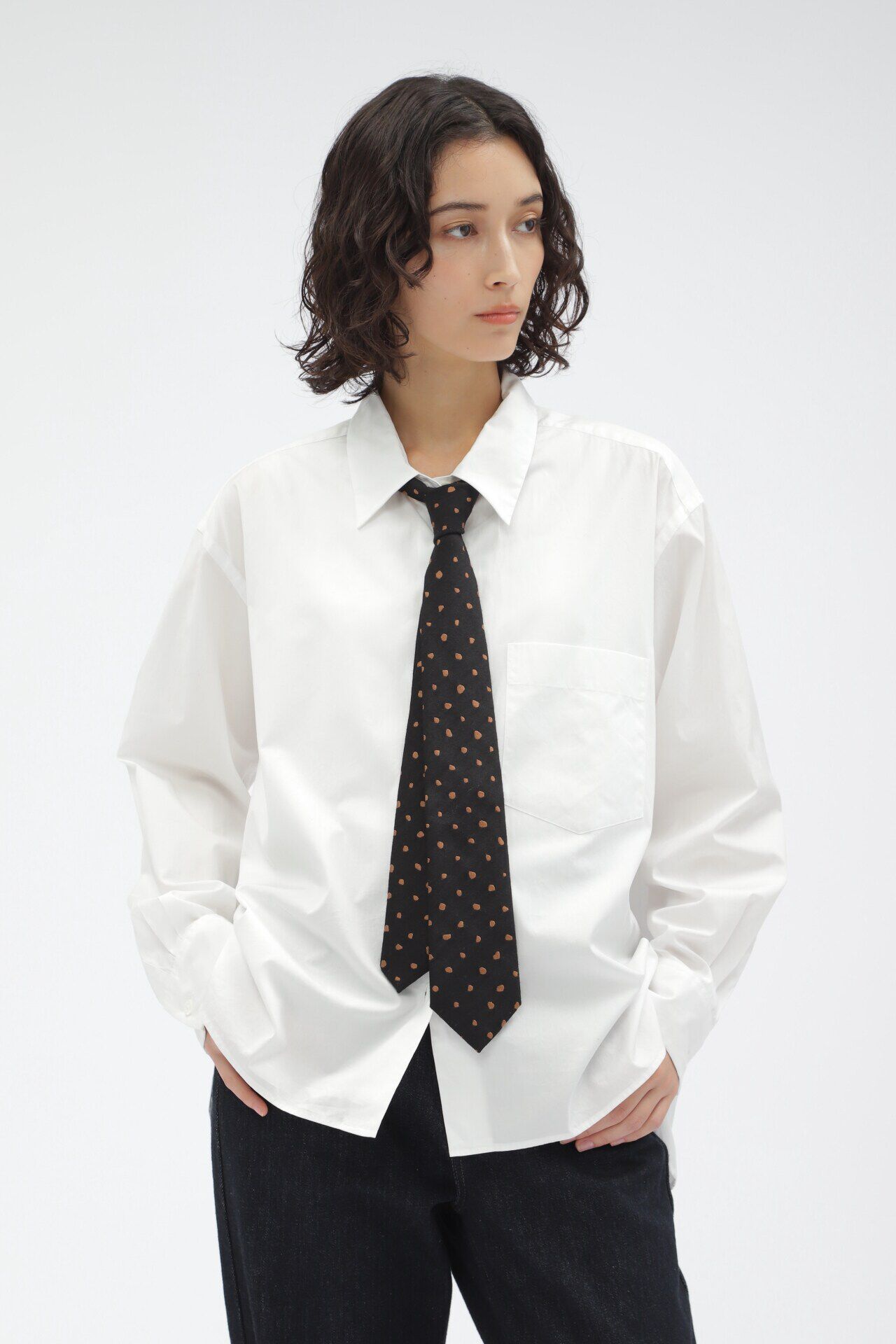  「LONG STAPLE COTTON POPLIN」|シャツ・ブラウス|WHITE