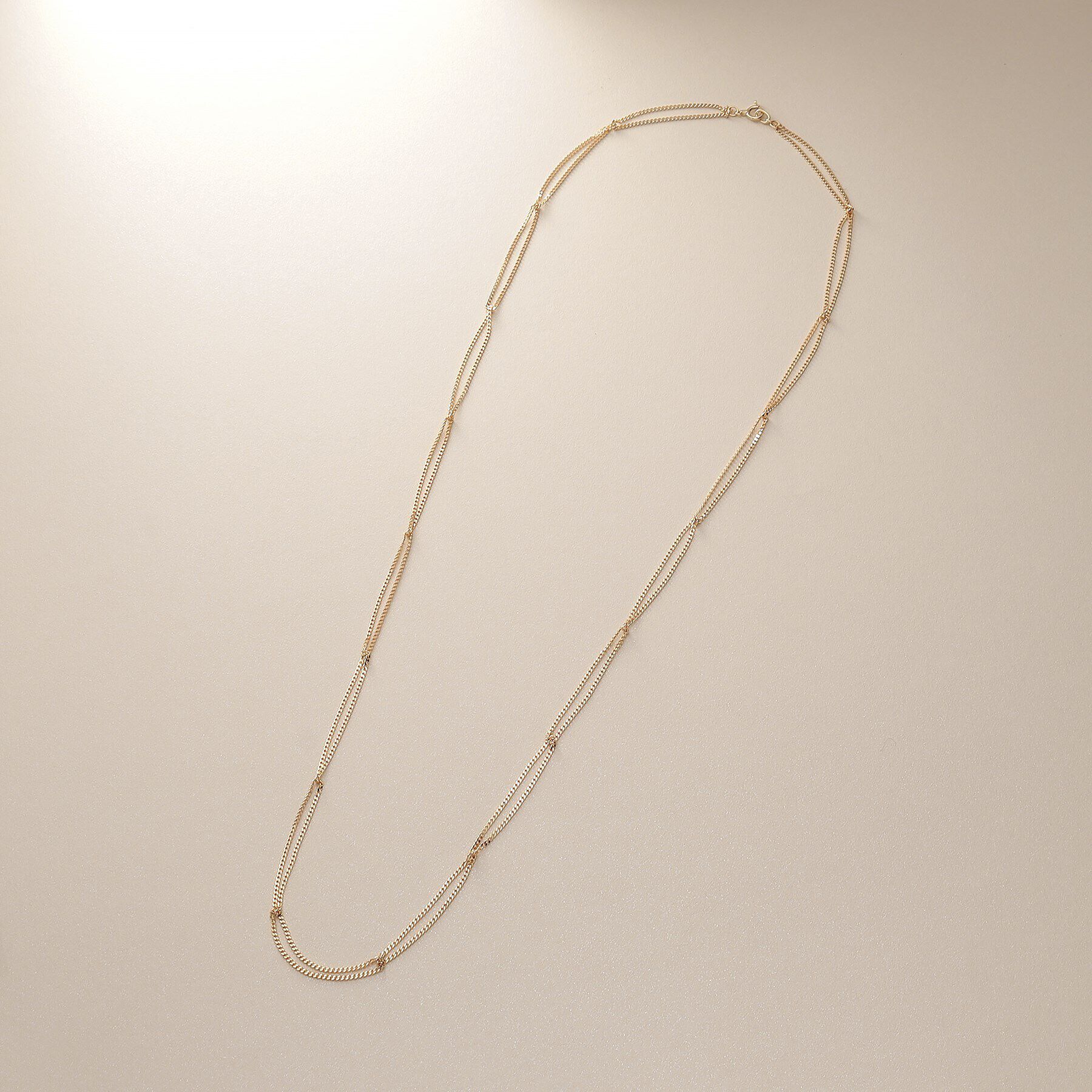 COCOSHNIK「K10キヘイループ ネックレス（60cm）」|ネックレス|