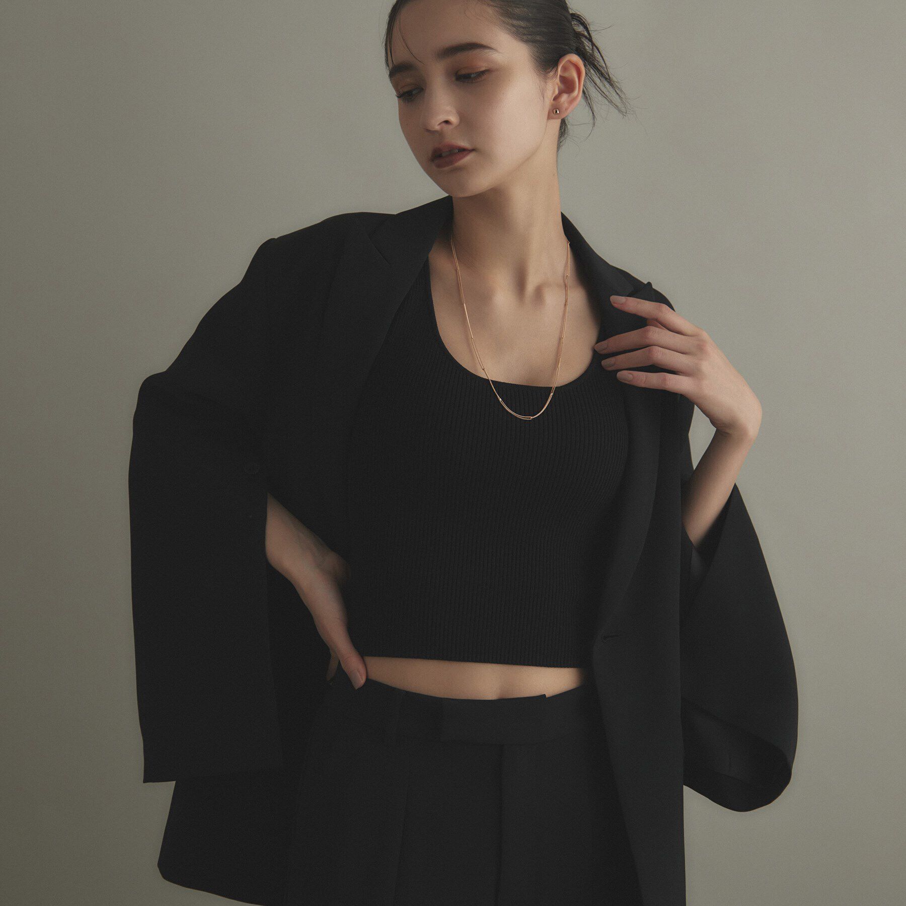 COCOSHNIK「K10キヘイループ ネックレス（60cm）」|ネックレス|