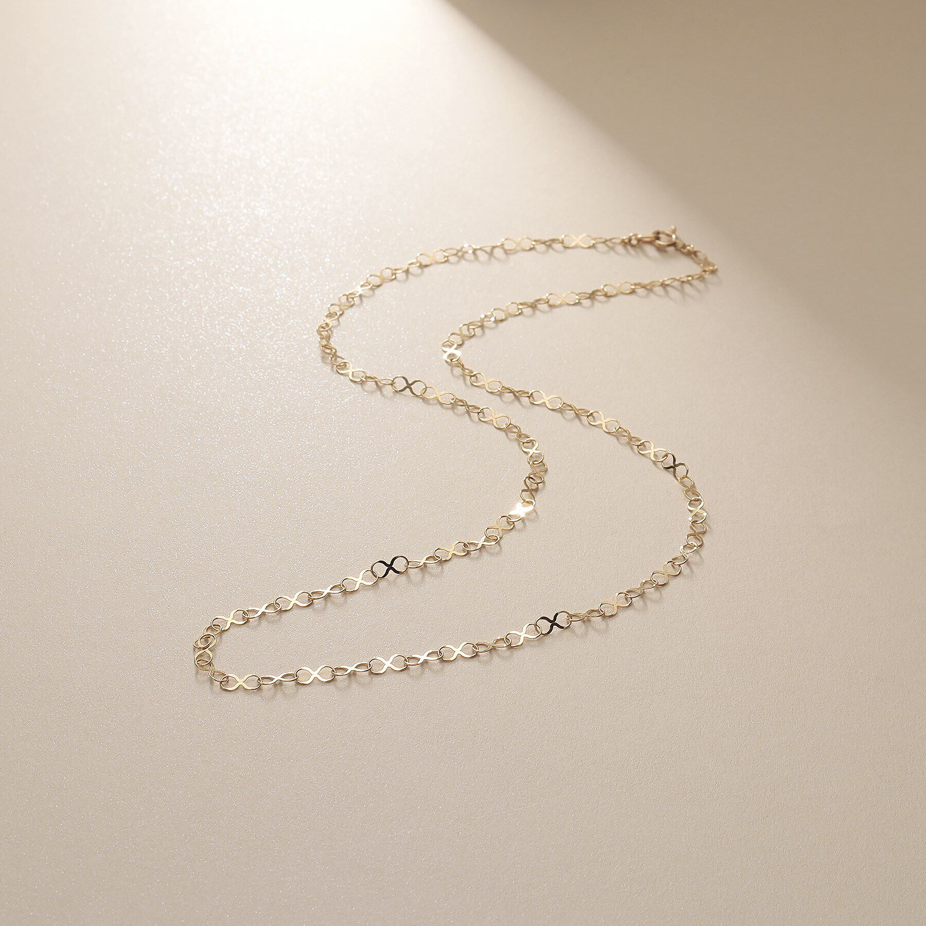 COCOSHNIK「K10X大チェーン ネックレス」|ネックレス|