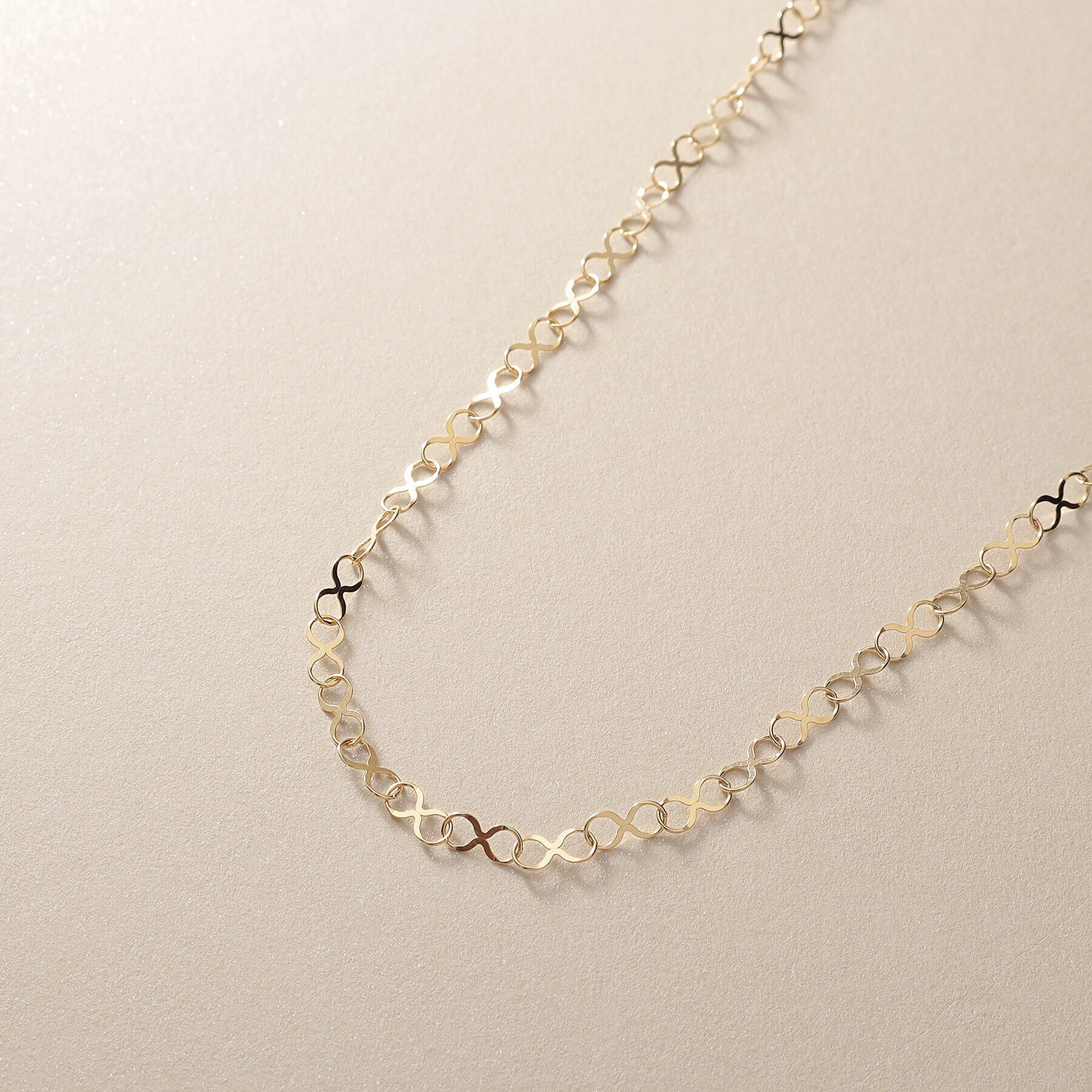 COCOSHNIK「K10X大チェーン ネックレス」|ネックレス|