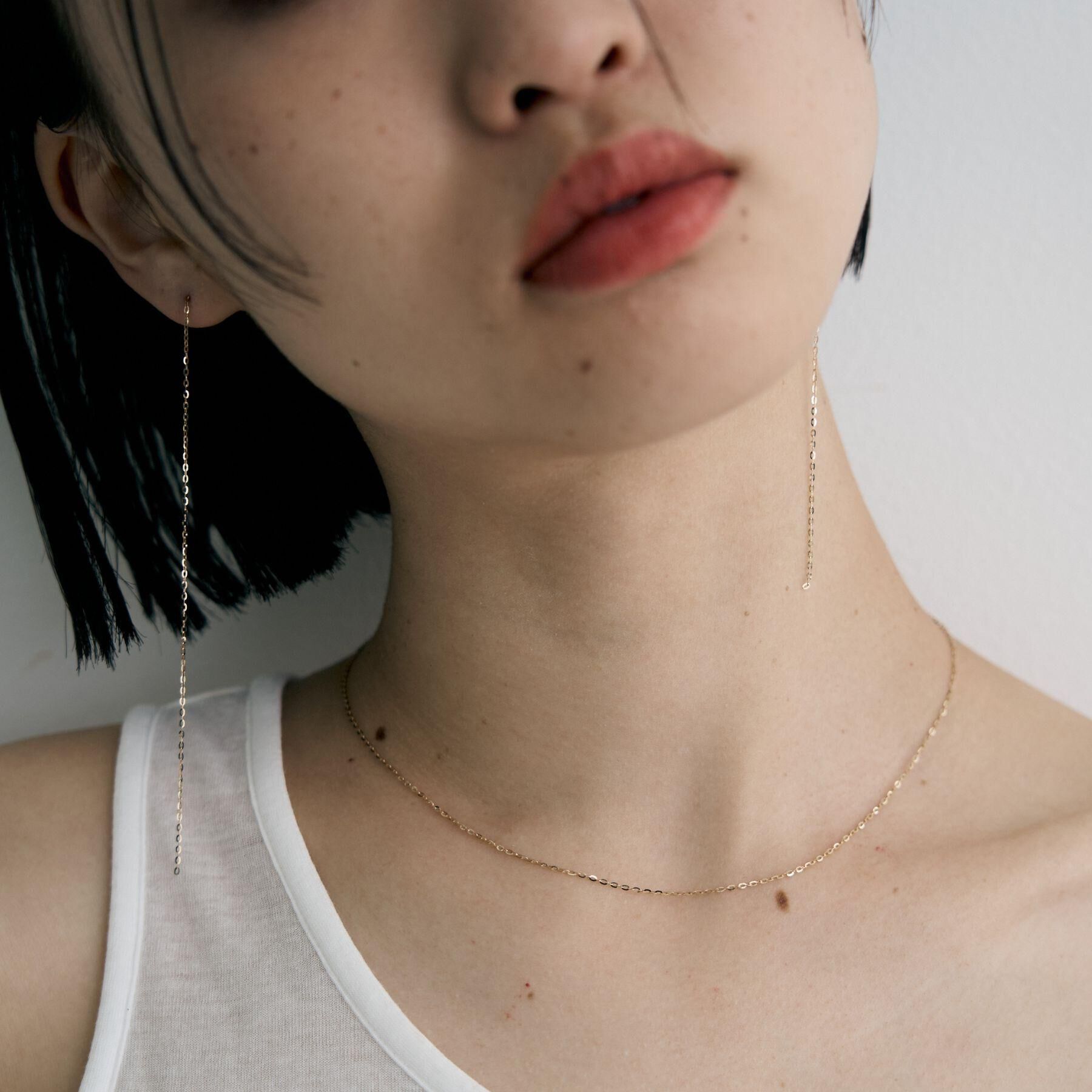 COCOSHNIK ONKITSCH「K10スキニーネックレス フラッシュケーブル」|ネックレス|