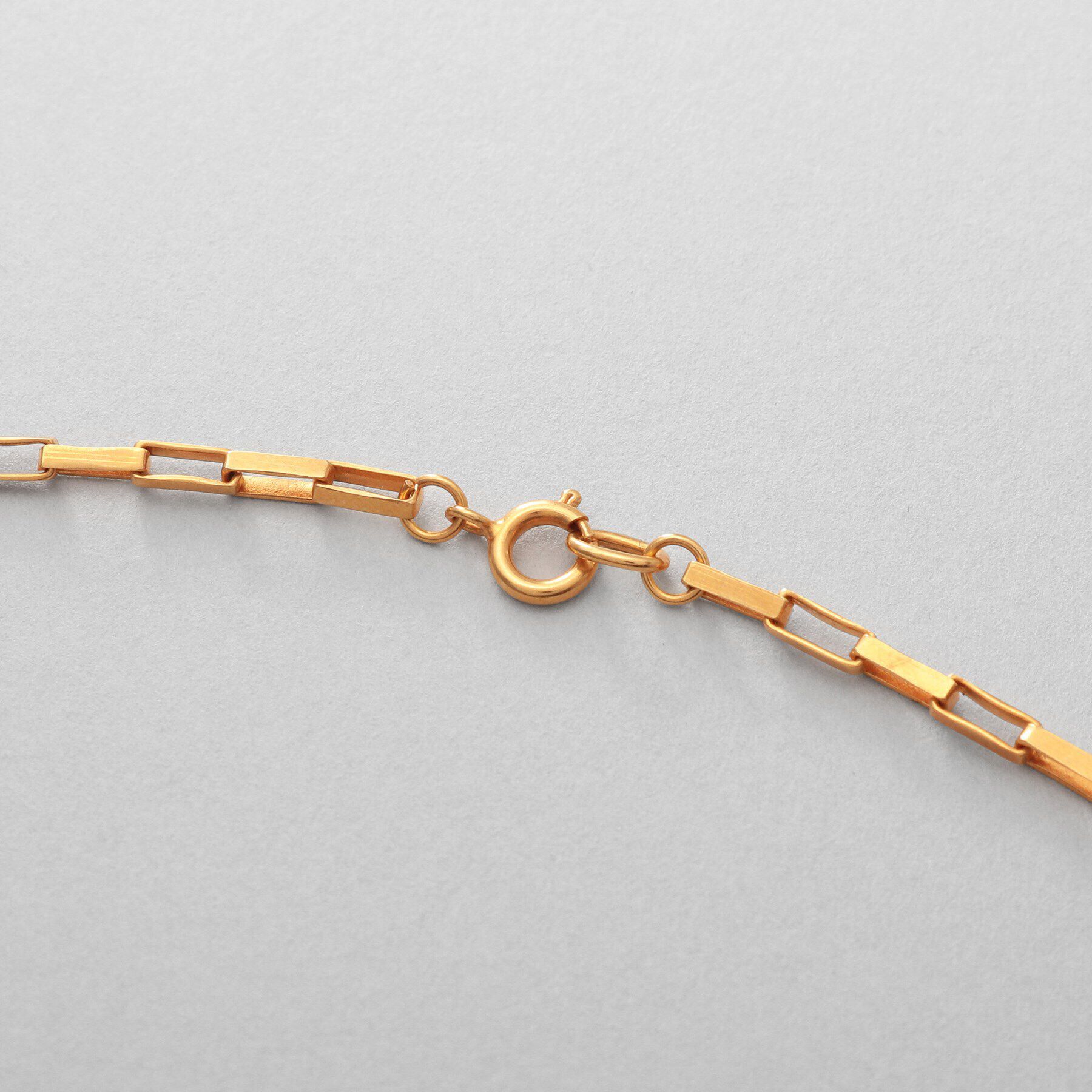 COCOSHNIK ONKITSCH「シルバー デザインチェーン ボックスネックレスM（55cm） GP」|ネックレス|