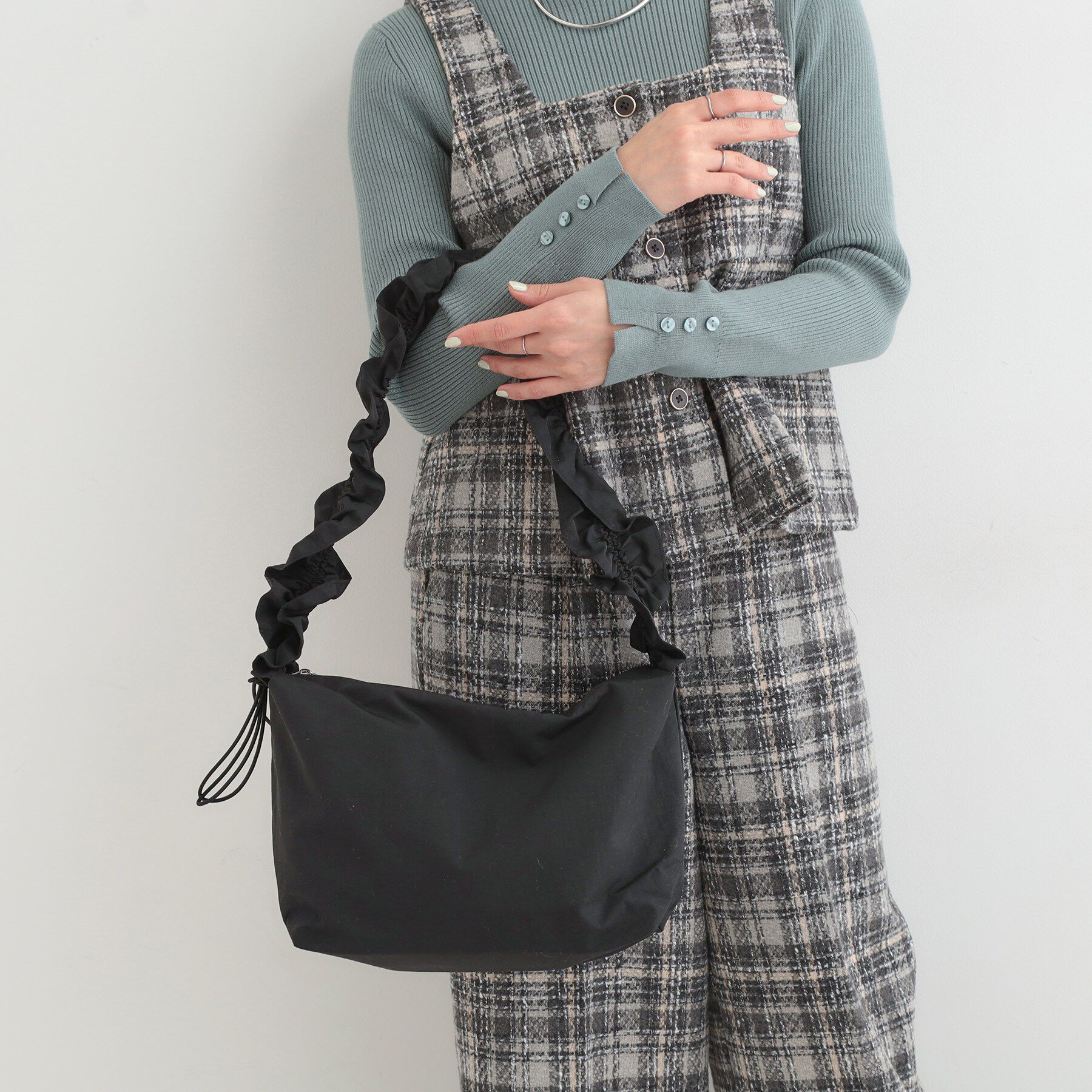 SHOO･LA･RUE「【撥水】ドロストギャザーショルダーバッグ」|ショルダー・メッセンジャー|