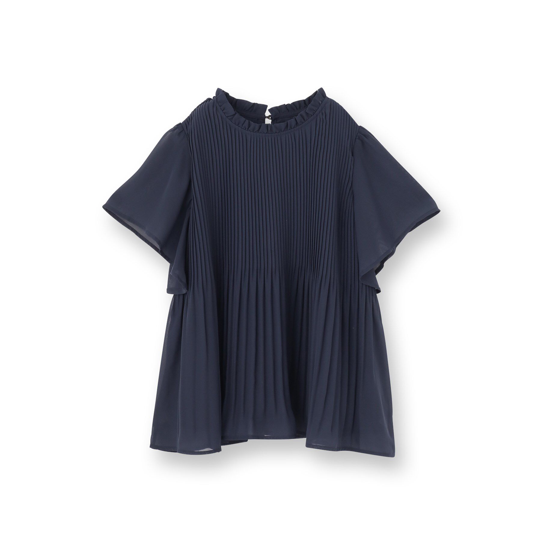 SunaUna「【新作／プリーツ／フレアスリーブ】Aラインブラウス」|シャツ・ブラウス|