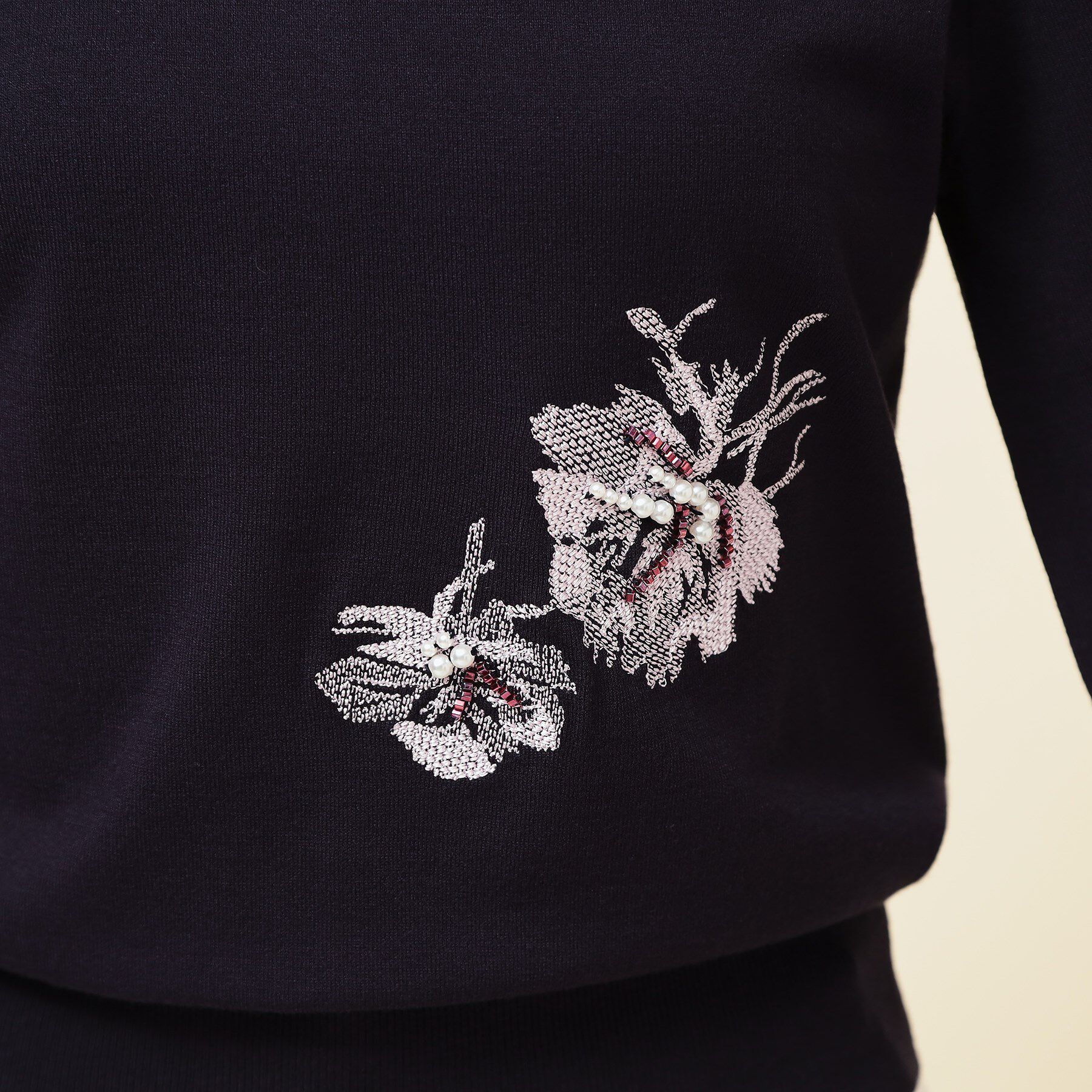 SunaUna「【SS～Lサイズ展開／手刺繍】クラフトニット」|ニット・セーター|