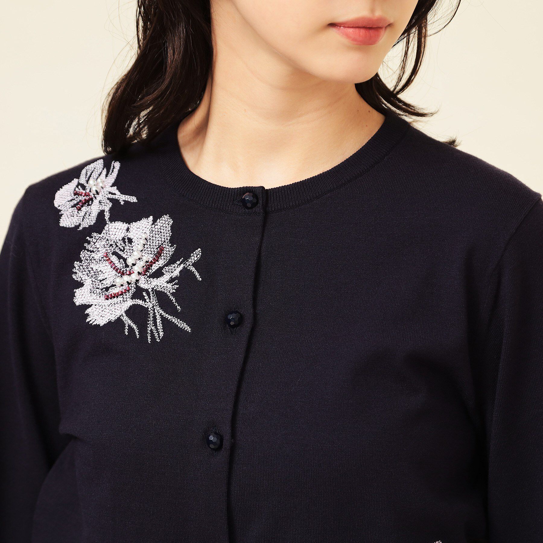 SunaUna「【SS～Lサイズ展開/手刺繍】クラフトカーディガン」|カーディガン|