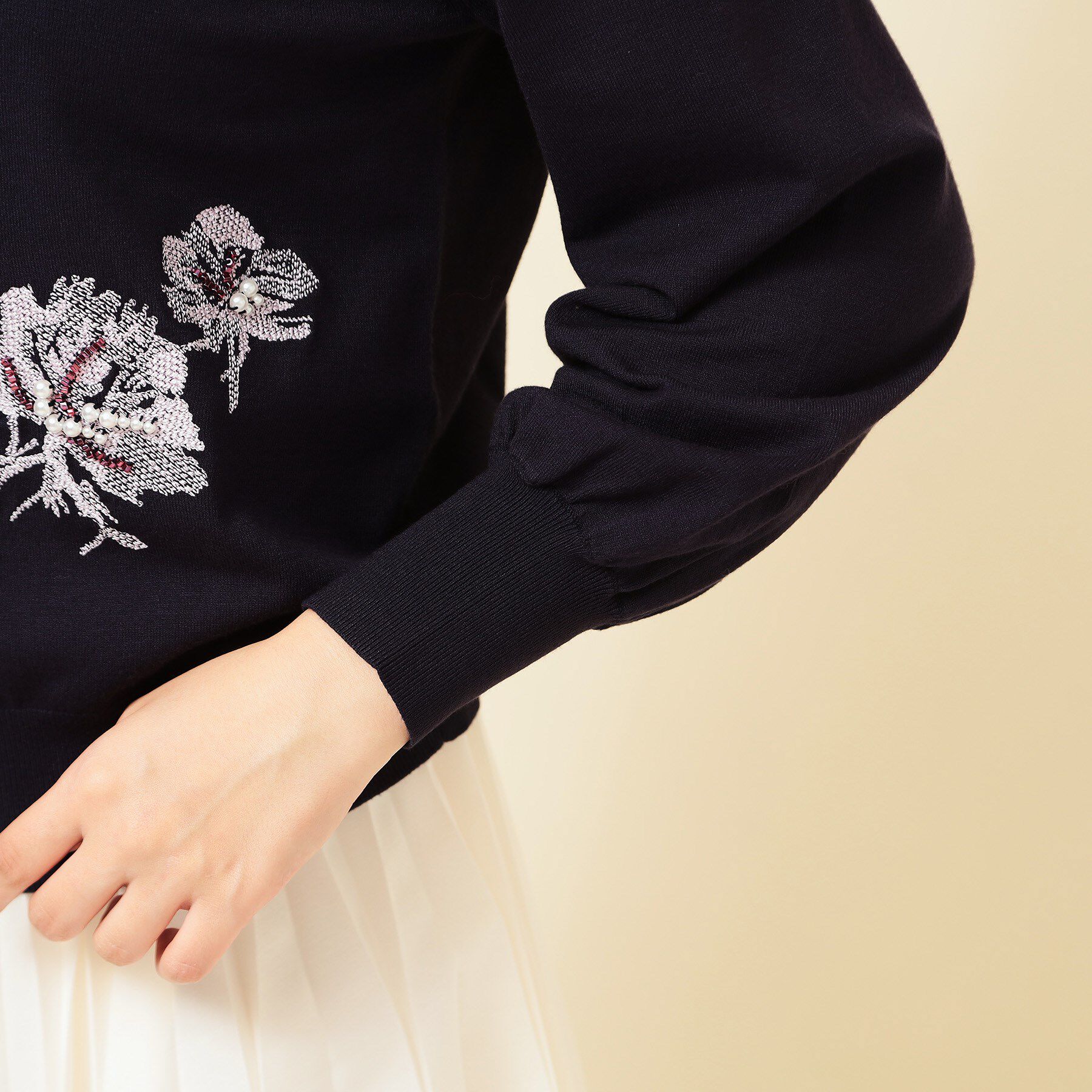 SunaUna「【SS～Lサイズ展開/手刺繍】クラフトカーディガン」|カーディガン|