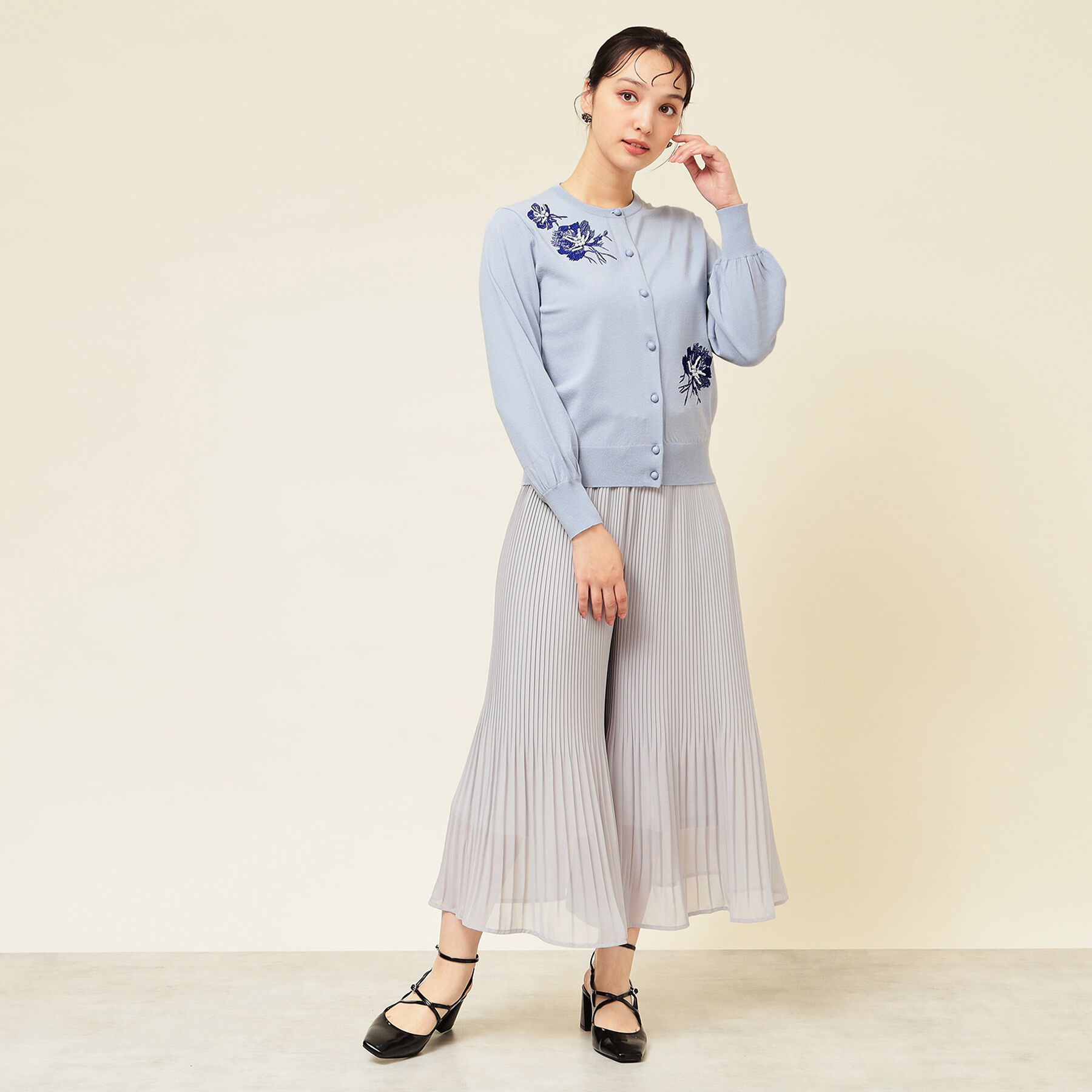 SunaUna「【SS～Lサイズ展開/手刺繍】クラフトカーディガン」|カーディガン|