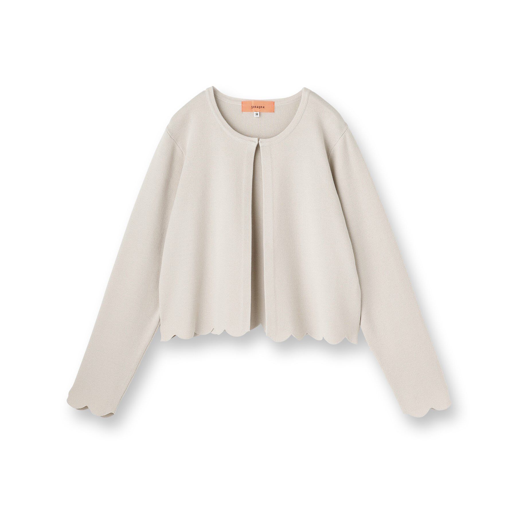 SunaUna「【4色展開／定番】スカラップボレロ」|カーディガン|