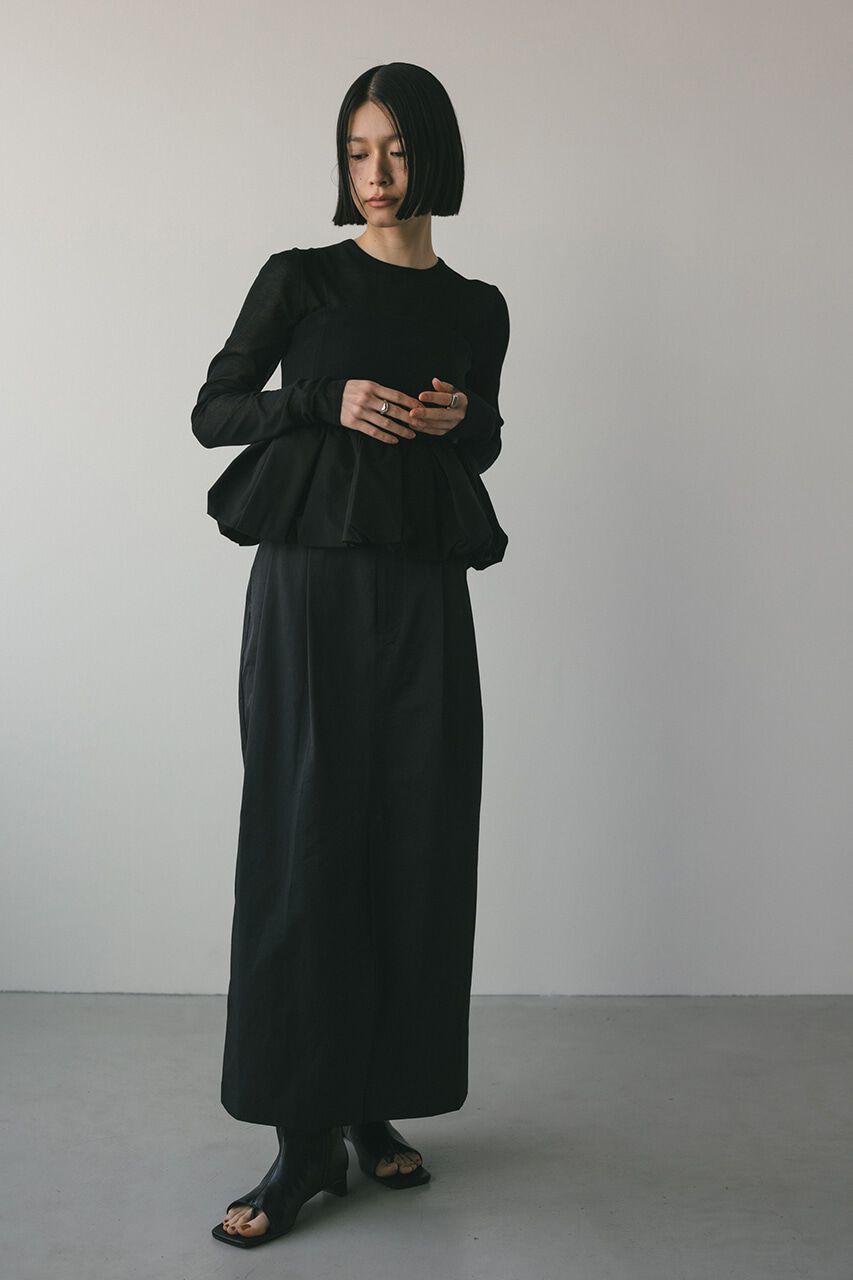 STYLEMIXER「2ピースペプラムビスチェニット」|ニット・セーター|