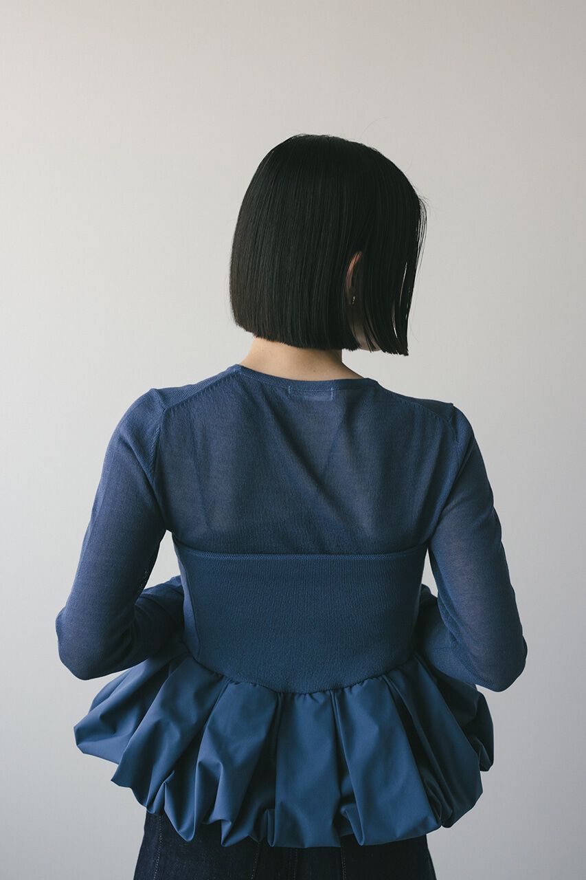 STYLEMIXER「2ピースペプラムビスチェニット」|ニット・セーター|