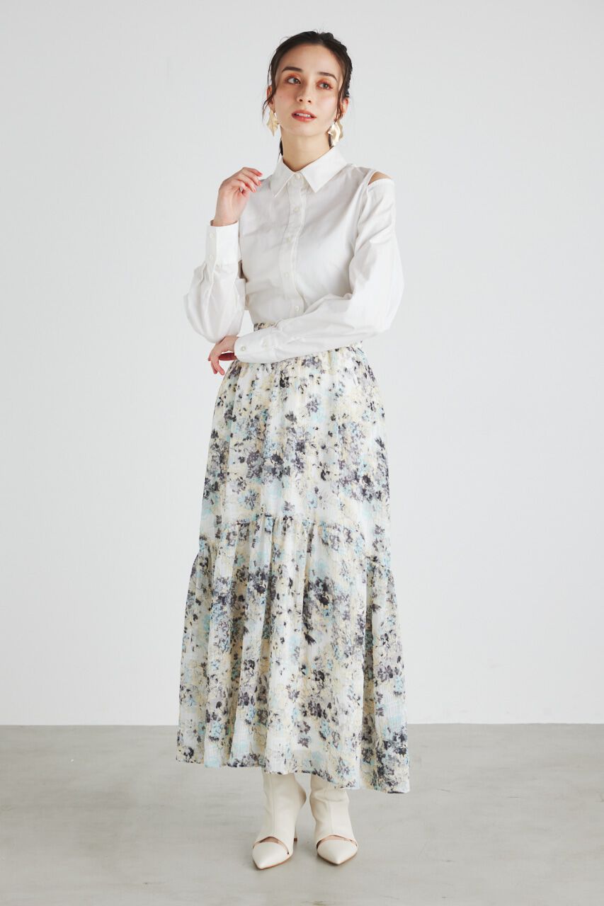 rienda「BackシャーリングフォルムBLS」|シャツ・ブラウス|