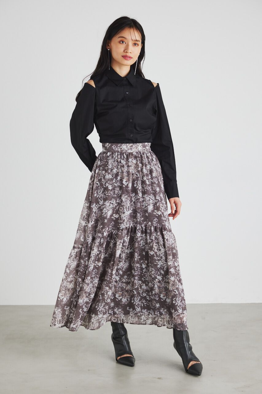 rienda「BackシャーリングフォルムBLS」|シャツ・ブラウス|