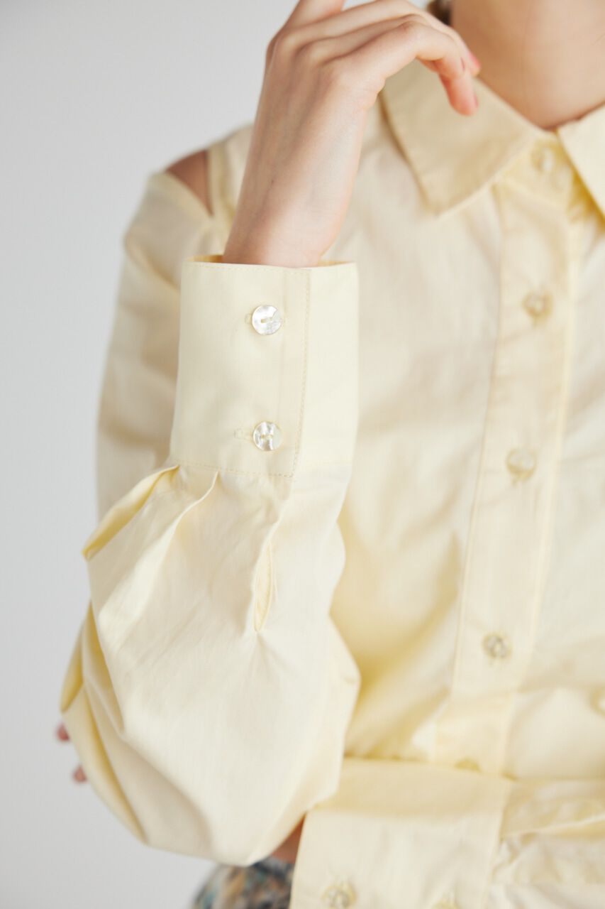 rienda「BackシャーリングフォルムBLS」|シャツ・ブラウス|