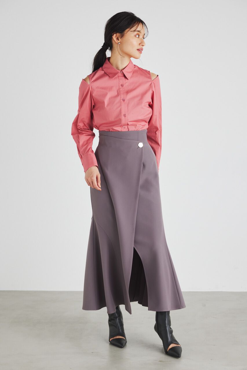 rienda「BackシャーリングフォルムBLS」|シャツ・ブラウス|