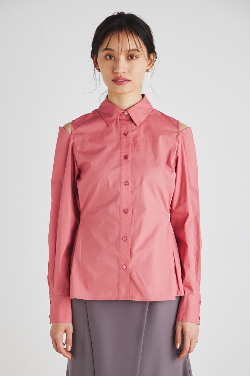 rienda「BackシャーリングフォルムBLS」|シャツ・ブラウス|