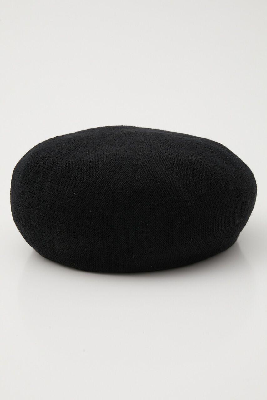 rienda「ナチュラルカラーベレー帽」|その他|BLK