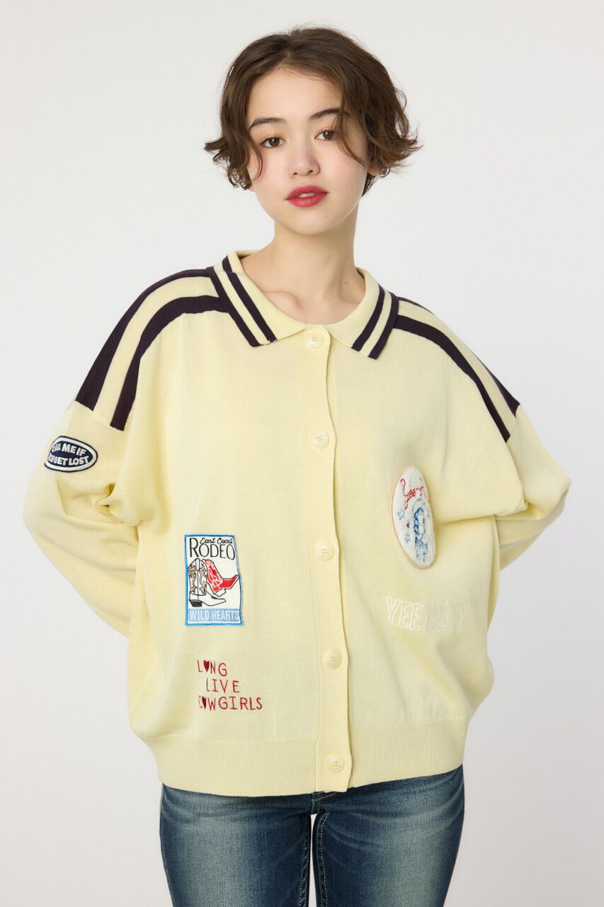 RODEO CROWNS「ワッペンニットカーディガン」|ニット・セーター|IVOY3