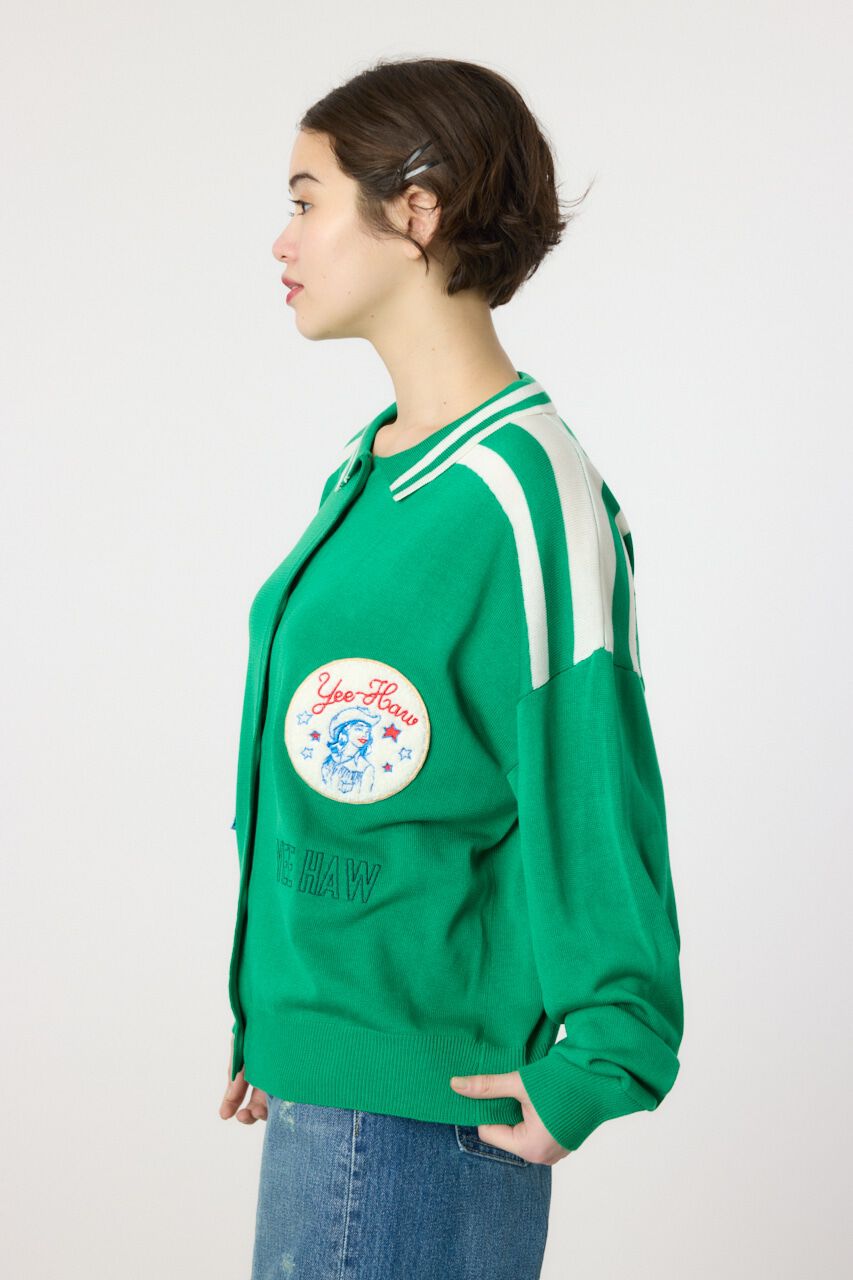 RODEO CROWNS「ワッペンニットカーディガン」|ニット・セーター|