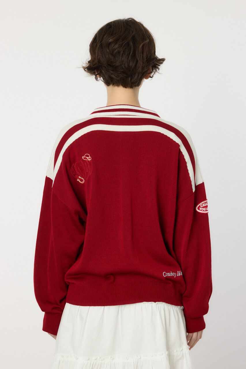 RODEO CROWNS「ワッペンニットカーディガン」|ニット・セーター|