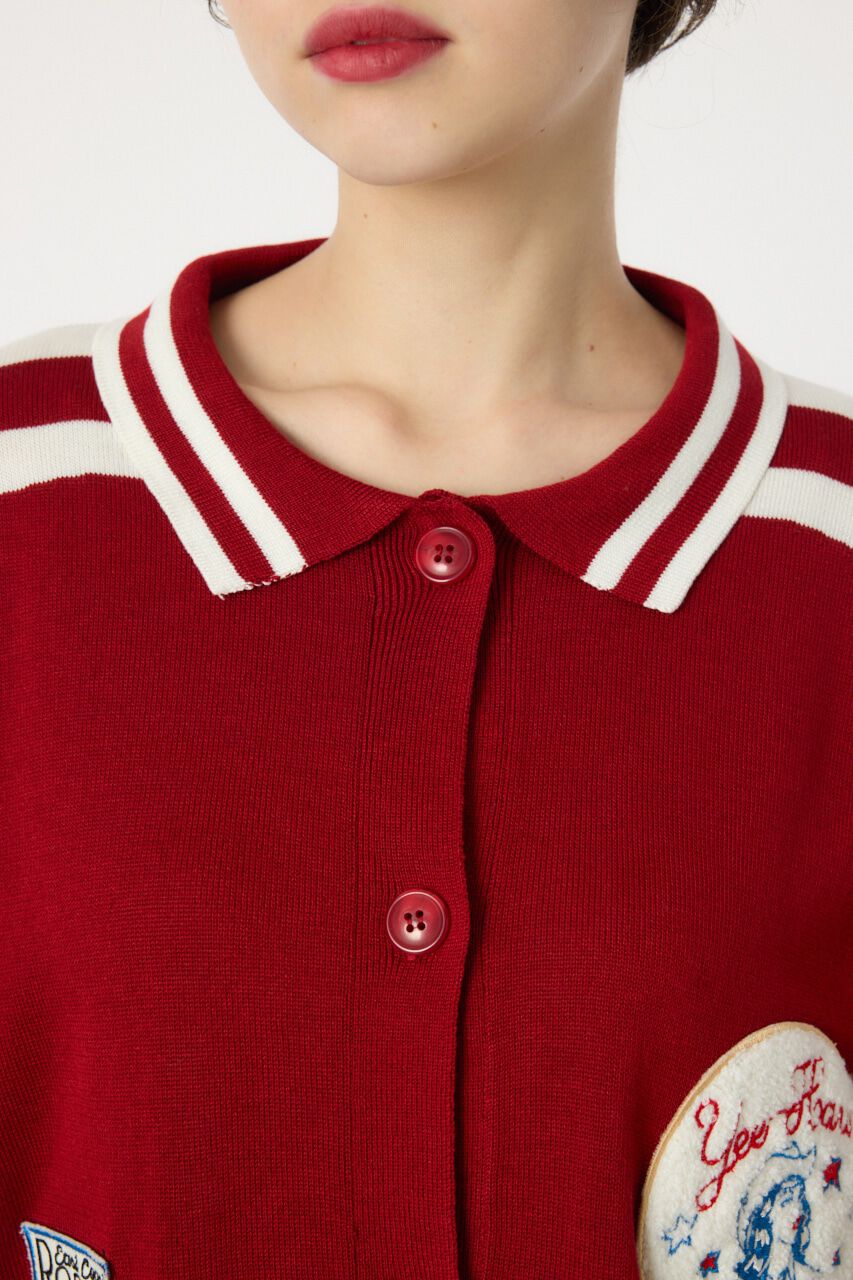 RODEO CROWNS「ワッペンニットカーディガン」|ニット・セーター|