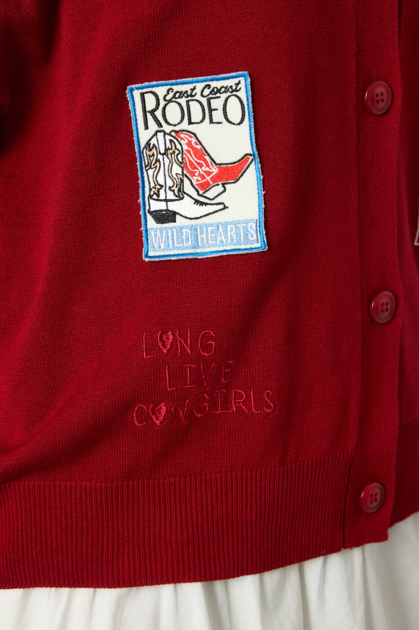 RODEO CROWNS「ワッペンニットカーディガン」|ニット・セーター|