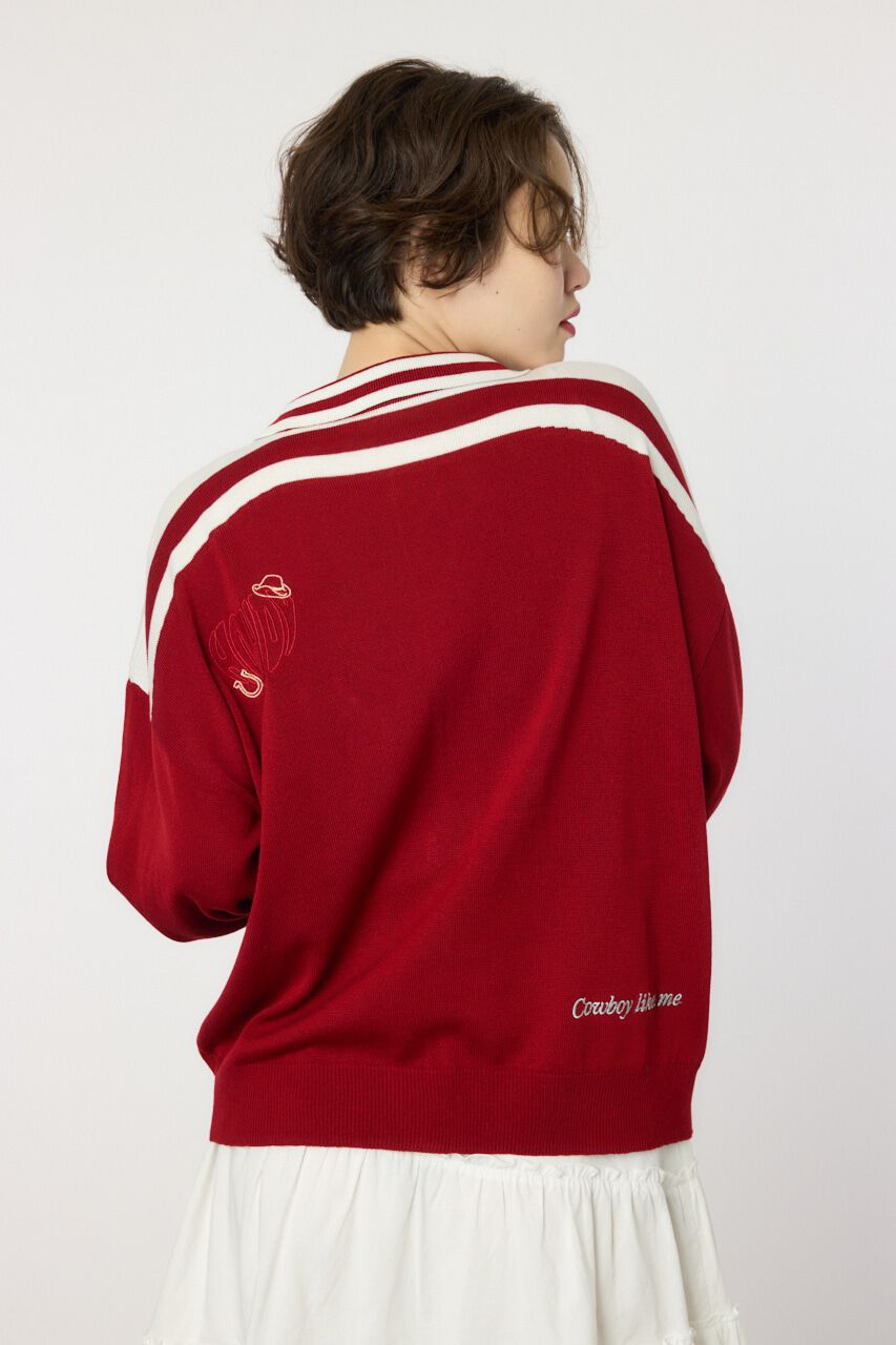 RODEO CROWNS「ワッペンニットカーディガン」|ニット・セーター|