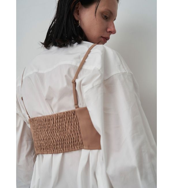 ELENDEEK「SHORT CAMI SET CROSS BL」|シャツ・ブラウス|