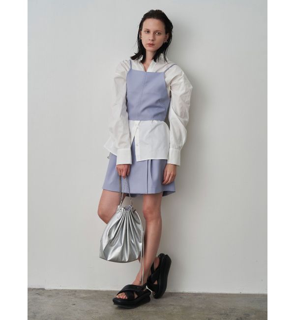 ELENDEEK「SHORT CAMI SET CROSS BL」|シャツ・ブラウス|