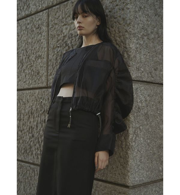 ELENDEEK「SHORT CAMI SET CROSS BL」|シャツ・ブラウス|